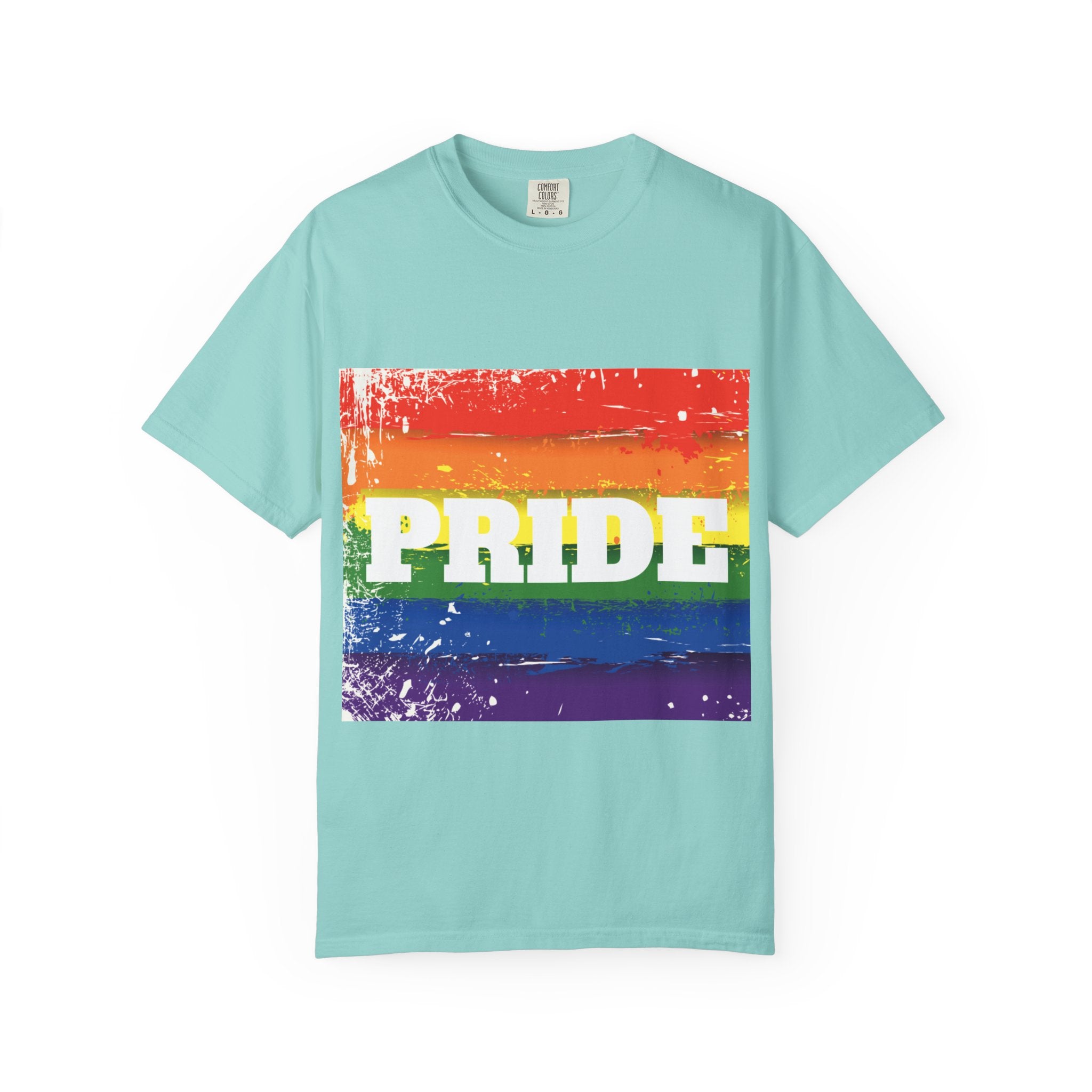 Pride Rainbow Unisex Garment-Dyed T-Shirt