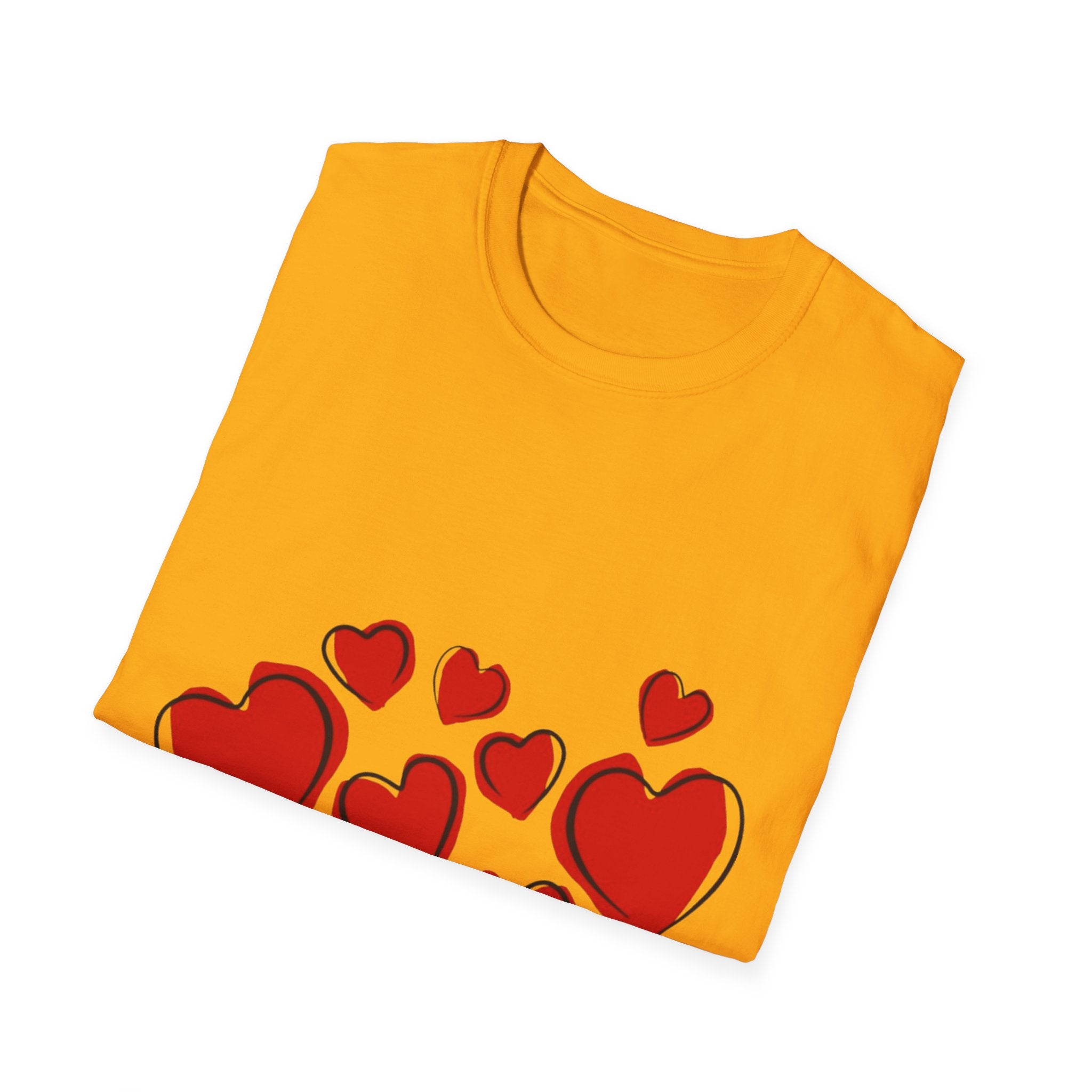 Valentine's Day Hearts Unisex Softstyle T-Shirt
