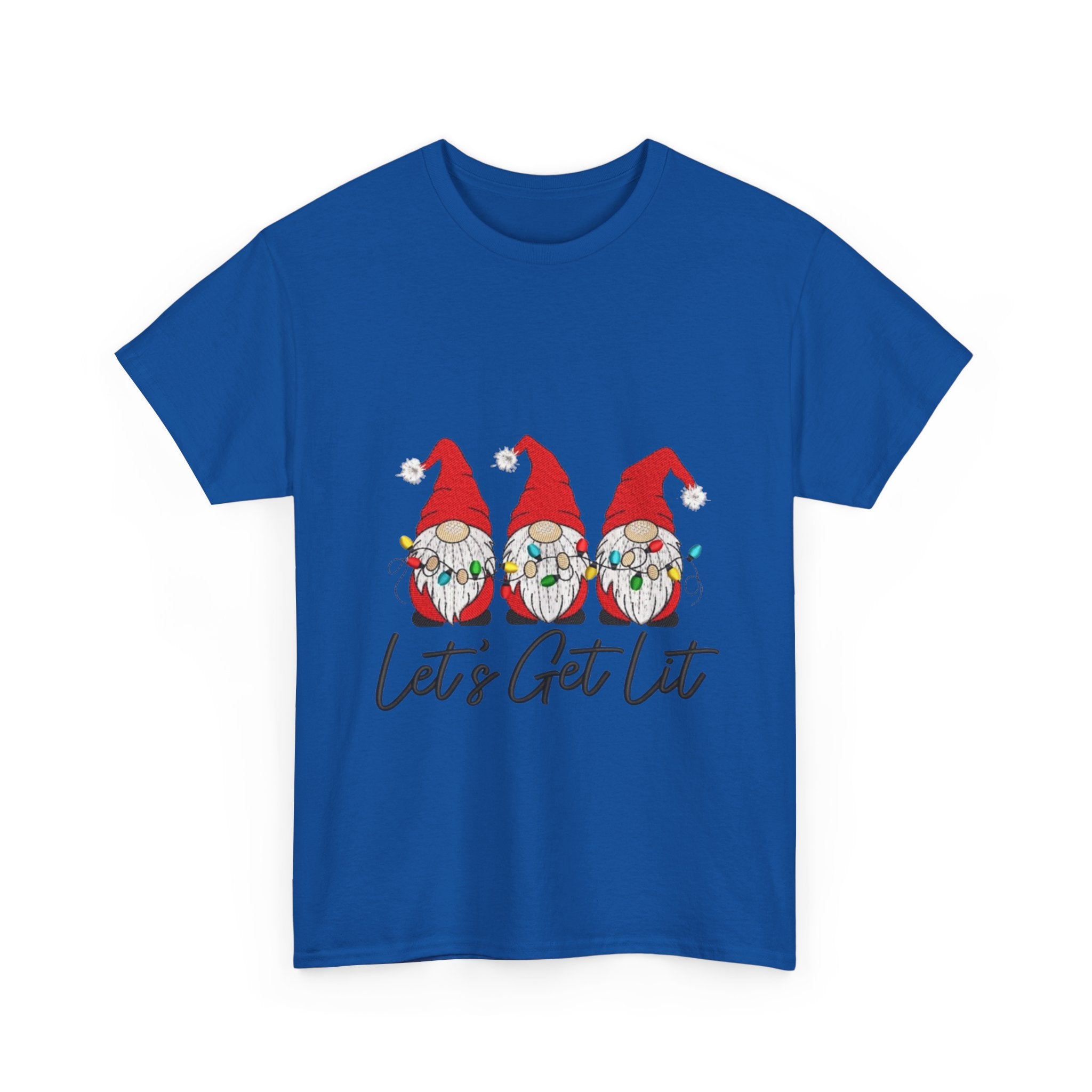 Let's Get Lit Gnome Unisex Heavy Cotton T-Shirt