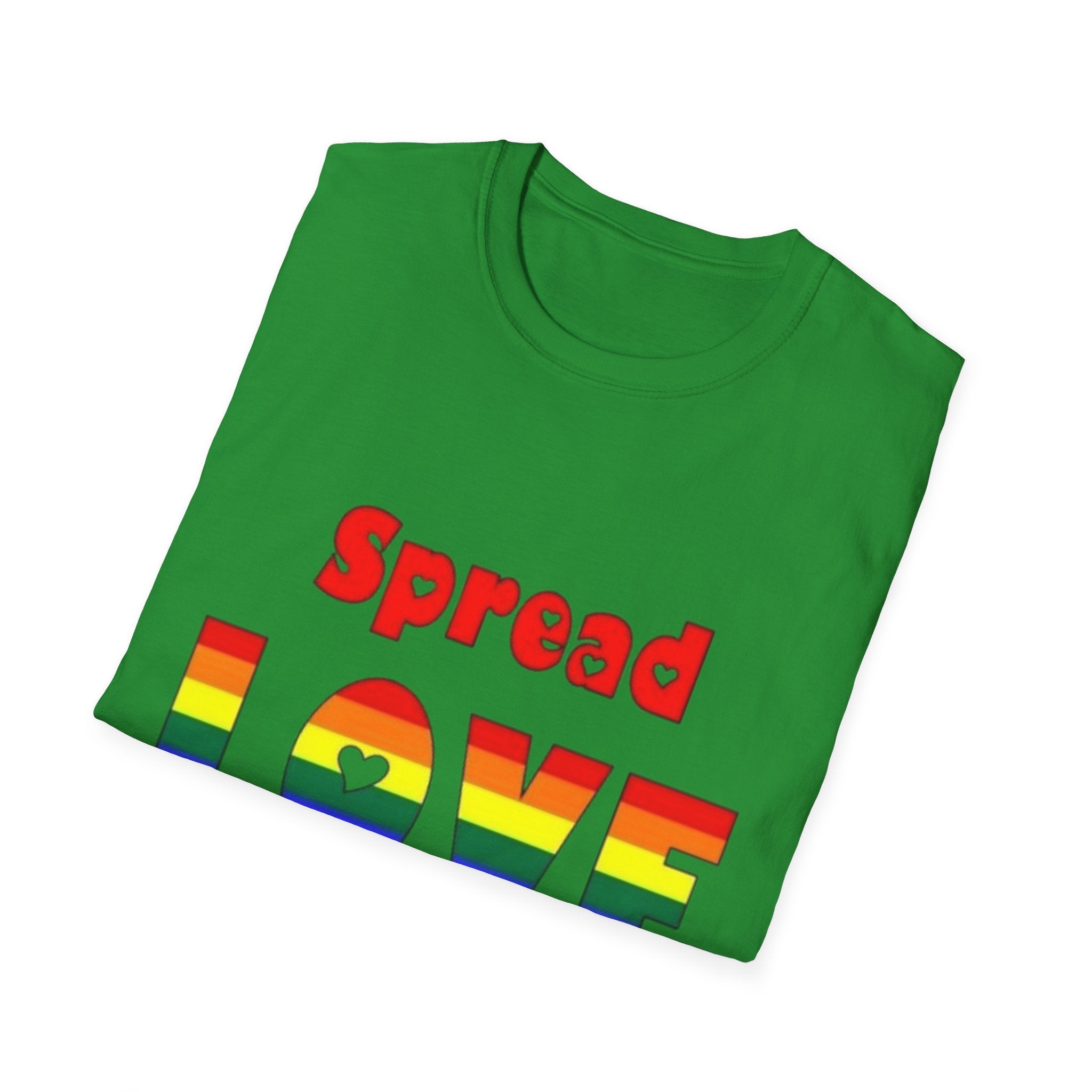Spread Love Not Hate Unisex Softstyle T-Shirt