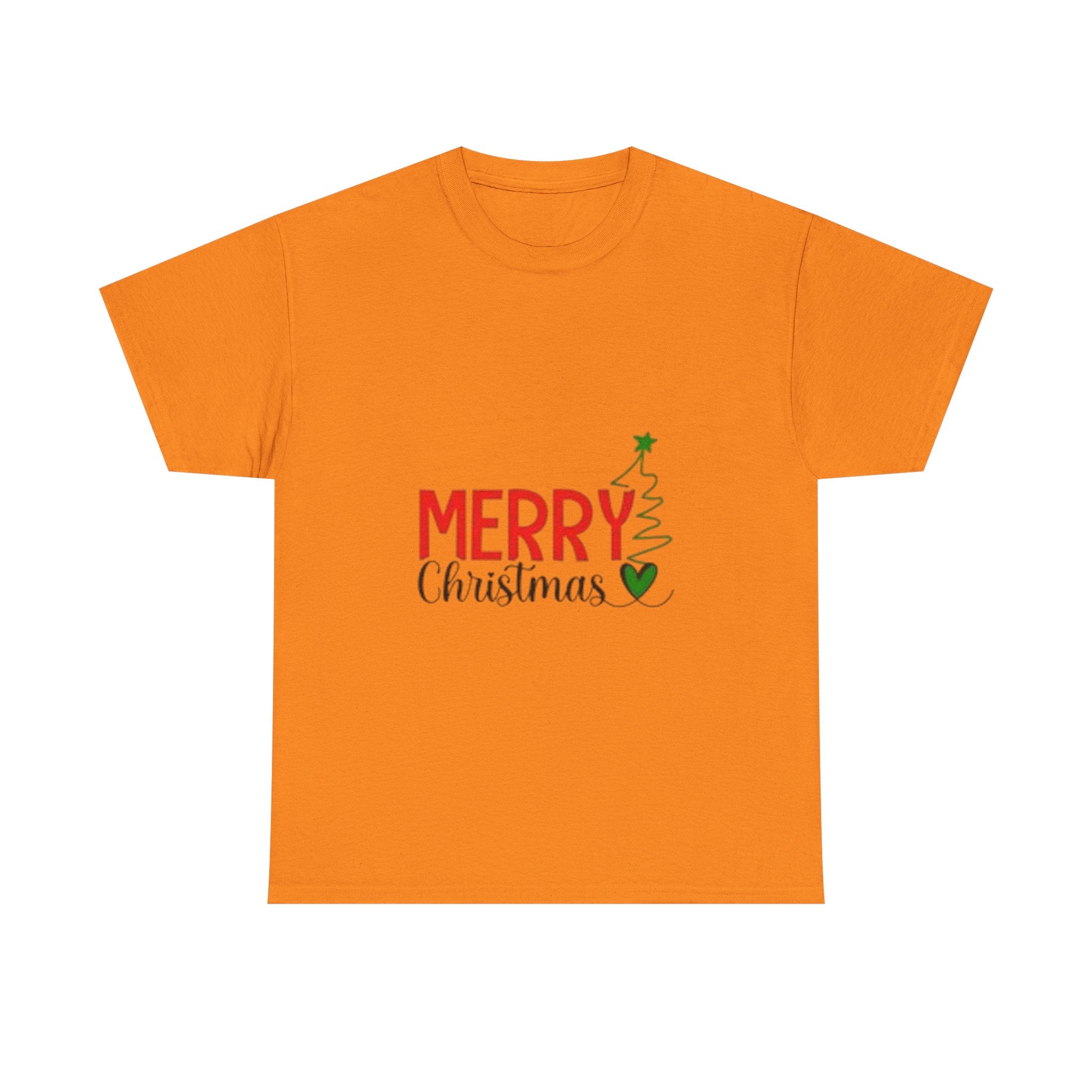 Merry Christmas Unisex Heavy Cotton T-Shirt