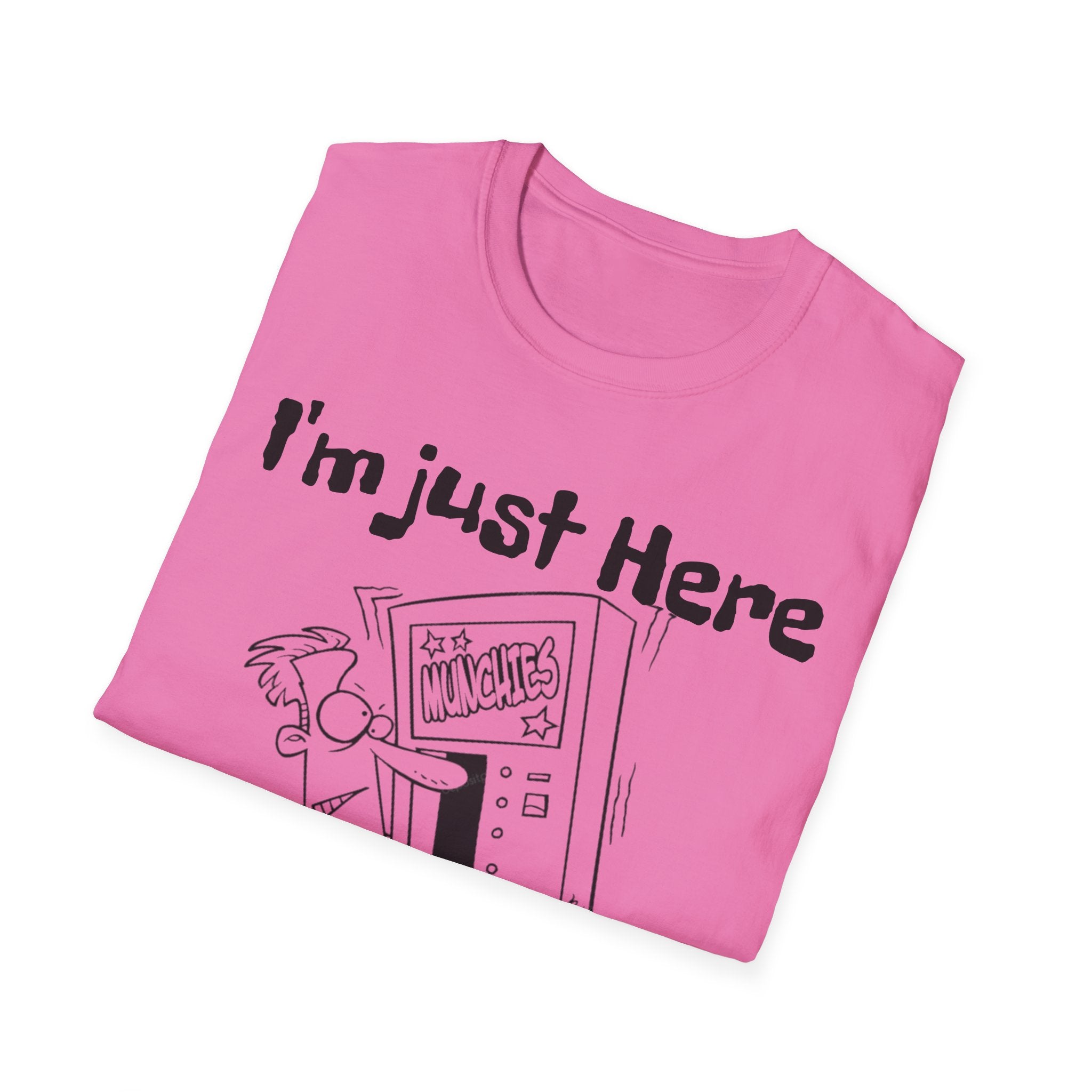 I'm Just Here For The Snacks Unisex SoftstyleT-Shirt