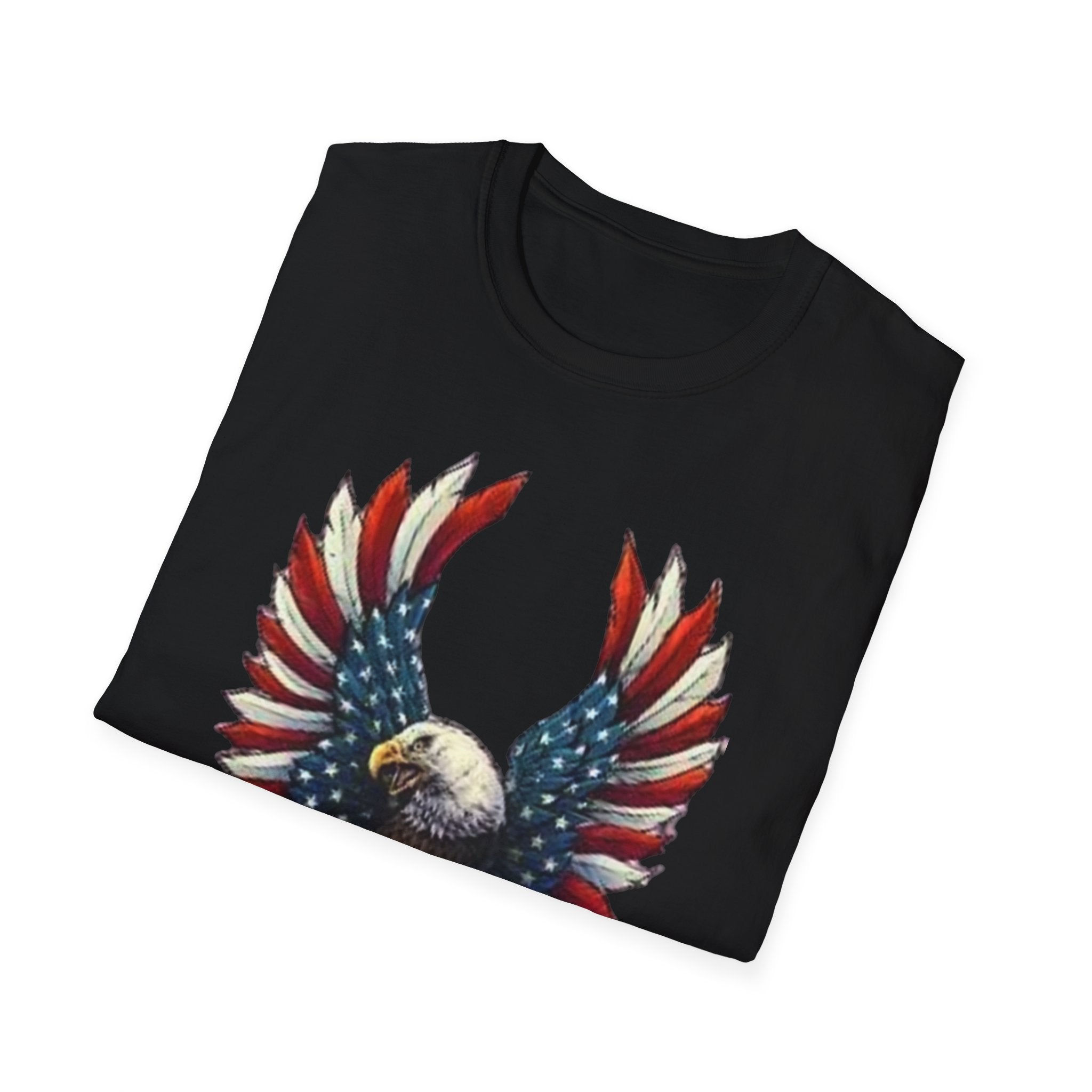 Patriotic Eagle Unisex Softstyle T-Shirt