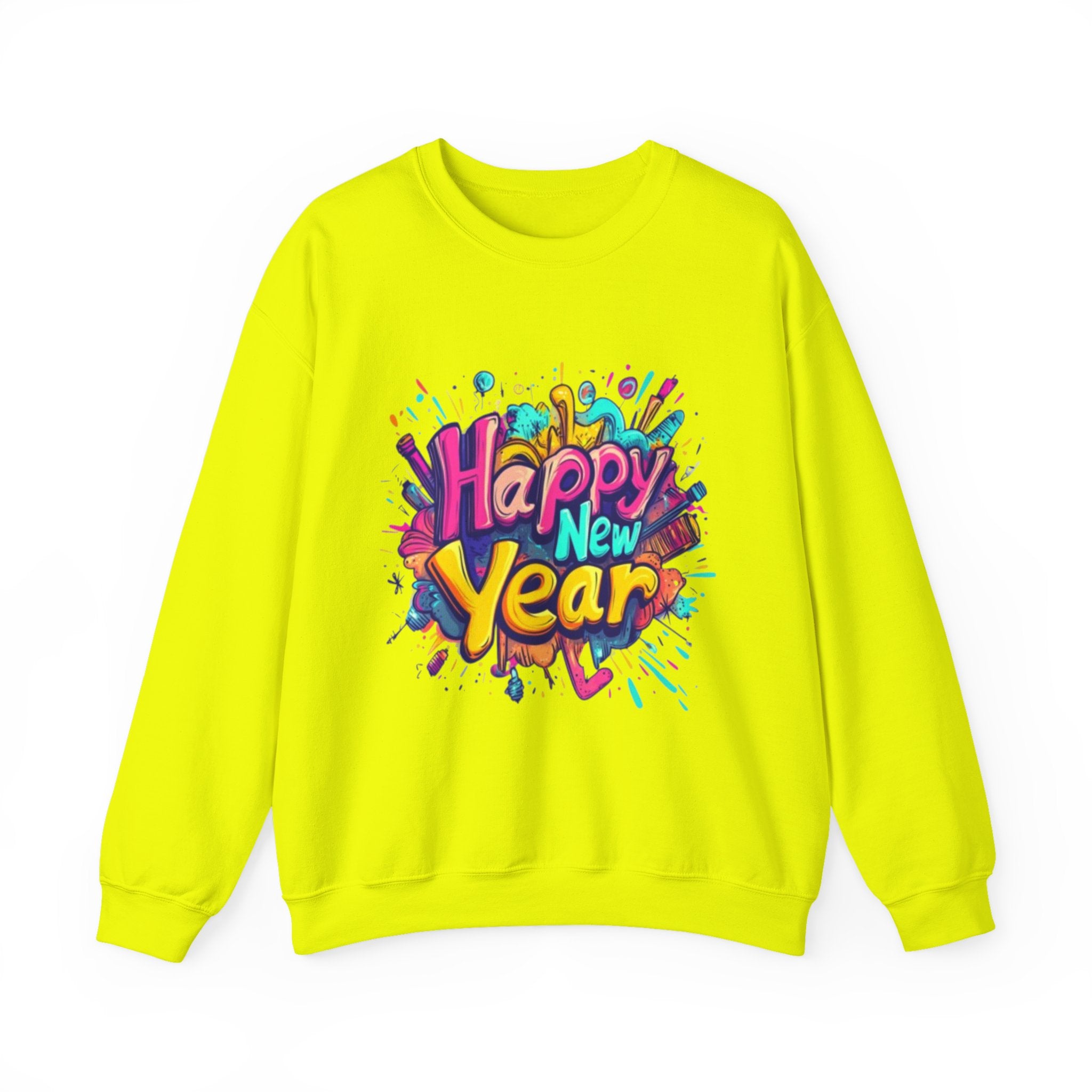 2026 Happy New Year DOUBLE SIDED Unisex Heavy Blend™ Crewneck Sweatshirt