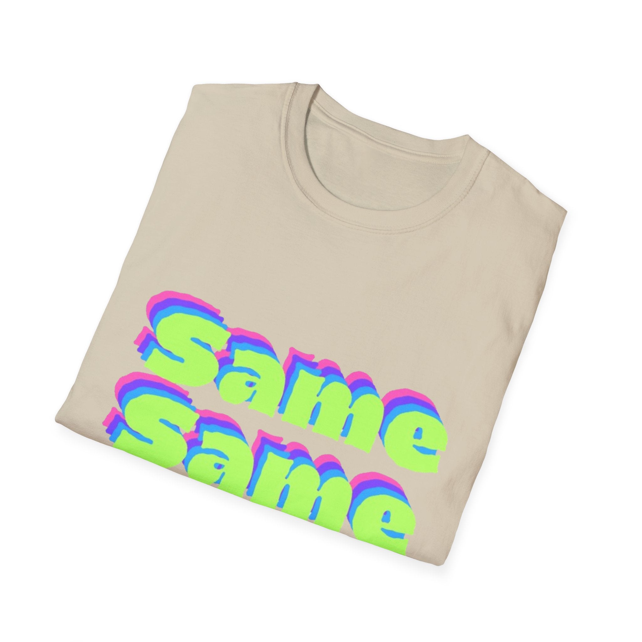 Same Same But Different, Unisex Softstyle T-Shirt
