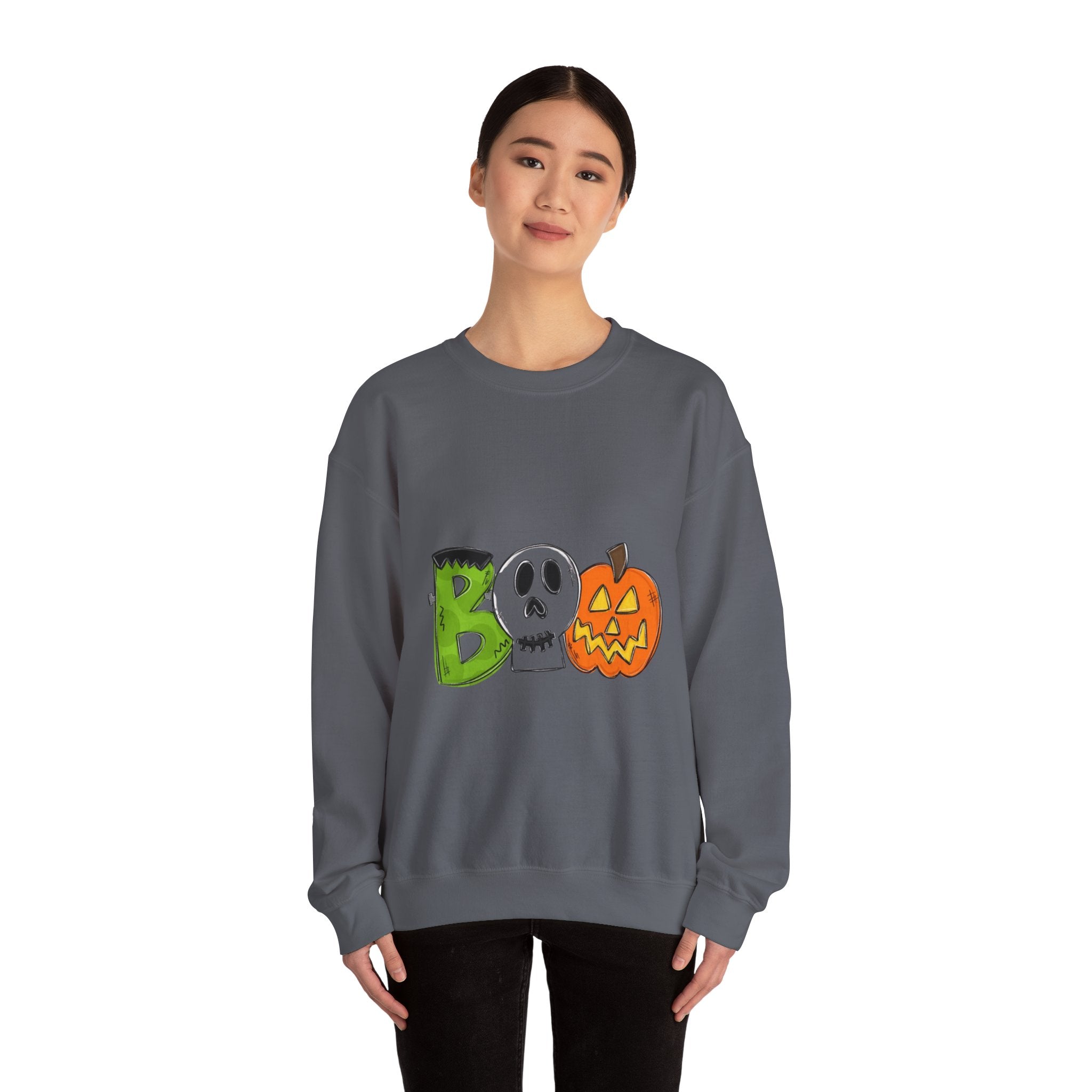 Halloween Boo Unisex Crewneck Sweatshirt