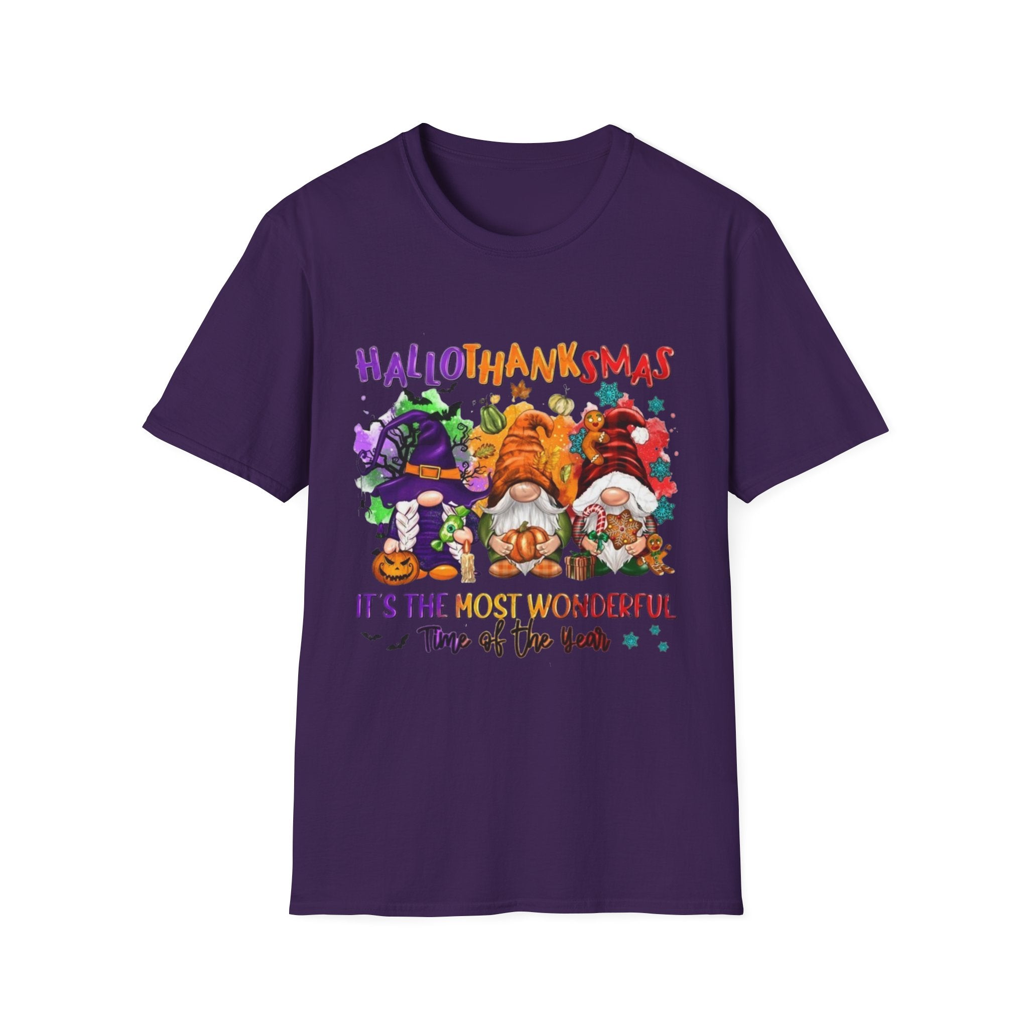 Happy Hallothanksmas Unisex Softstyle T-Shirt