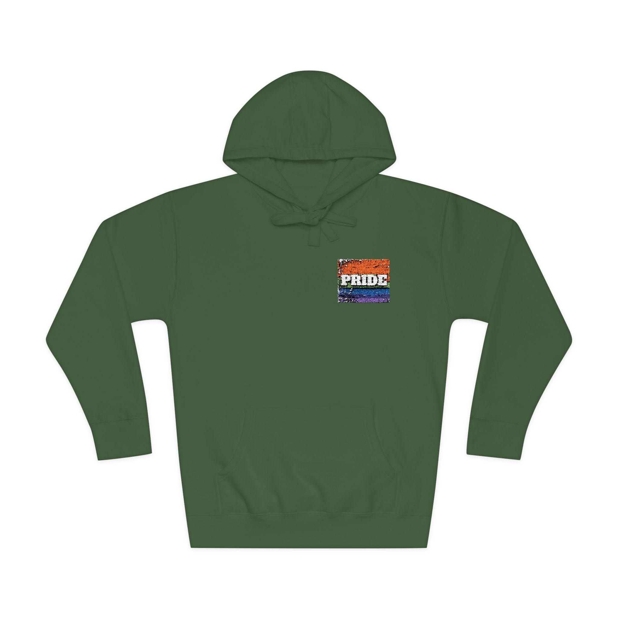 Pride Rainbow Unisex Fleece Hoodie