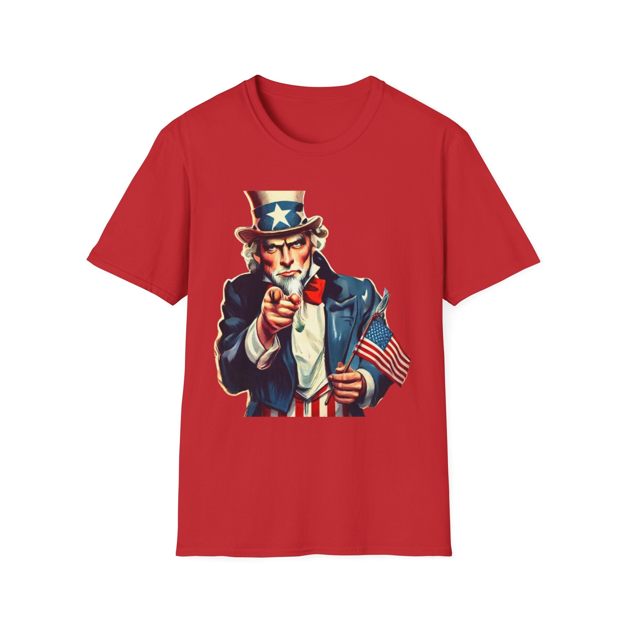Patriotic Uncle Sam Unisex Softstyle T-Shirt
