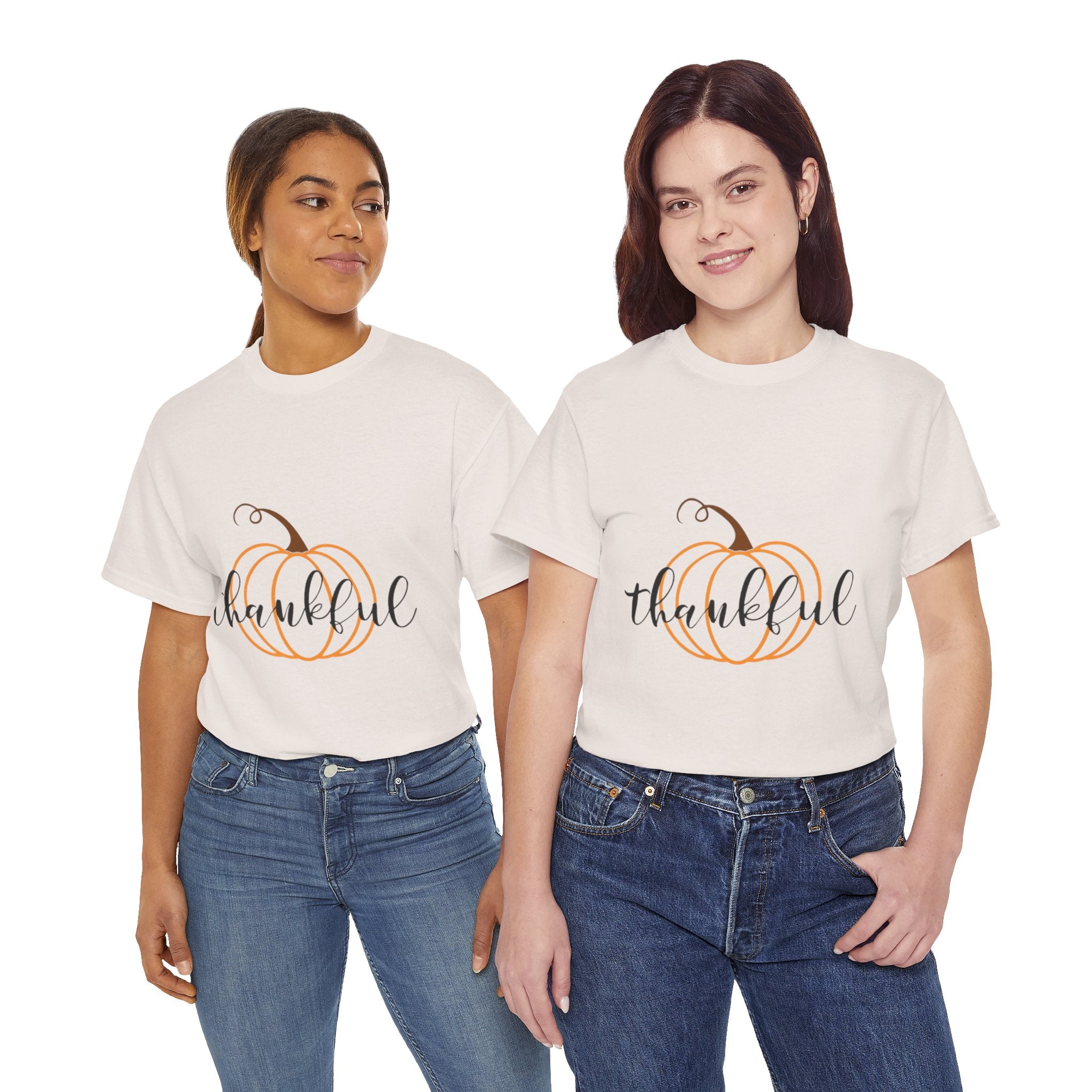 Thankful Pumpkin Unisex Heavy Cotton T-Shirt