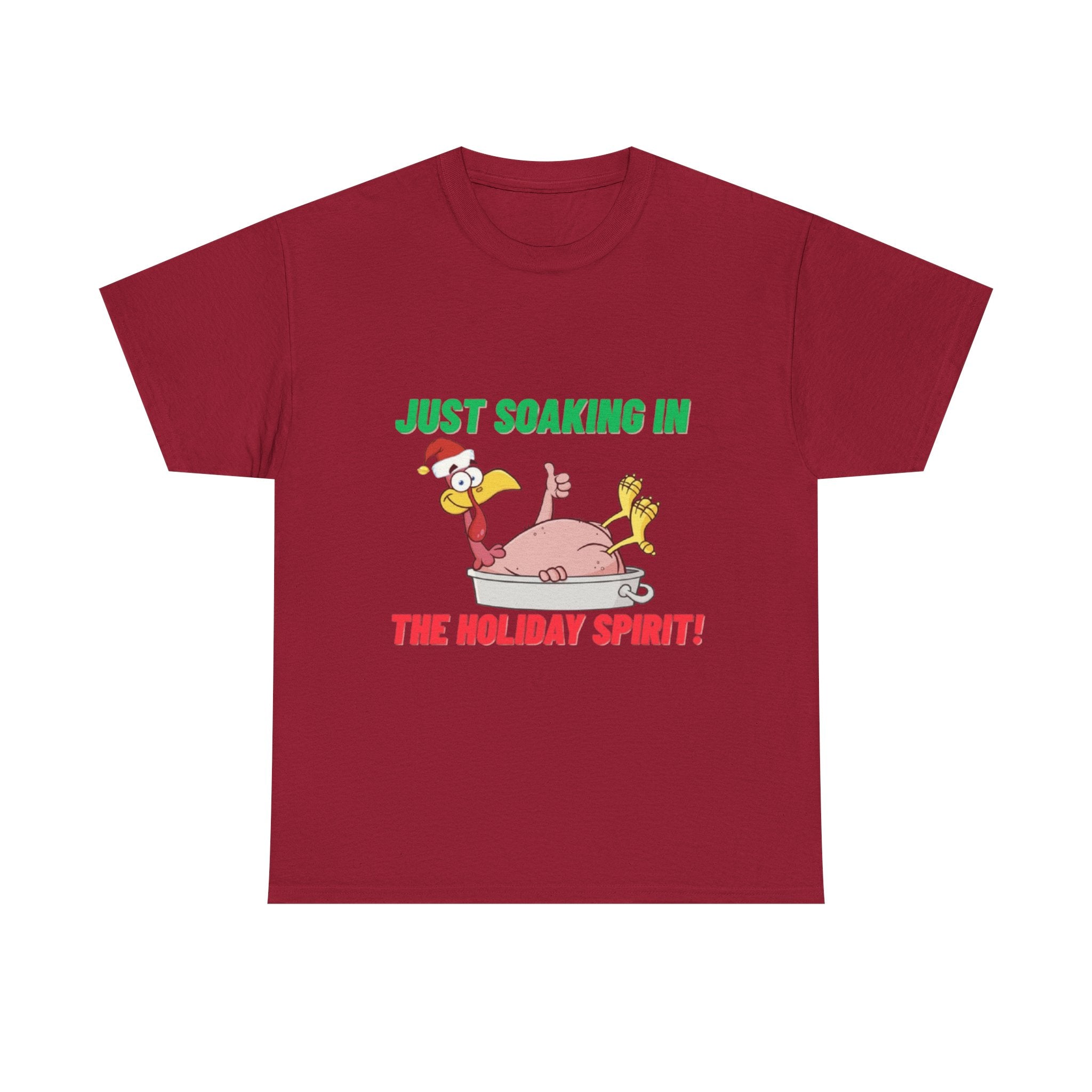 Just Soaking in the Holiday Spirit Unisex Heavy Cotton Tee