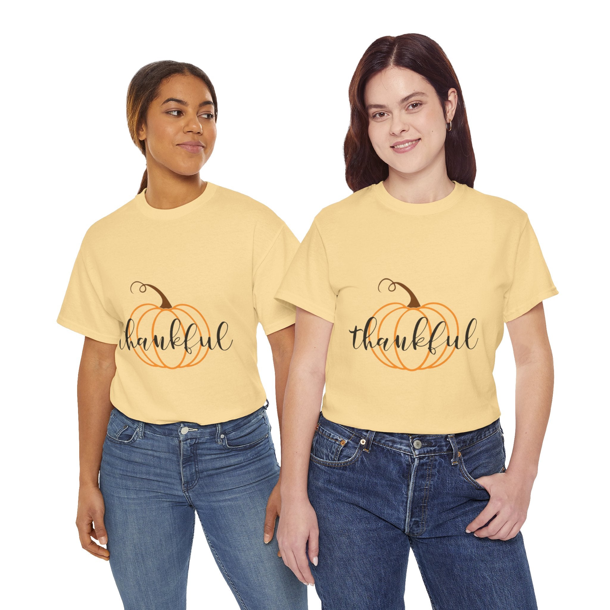 Thankful Pumpkin Unisex Heavy Cotton T-Shirt