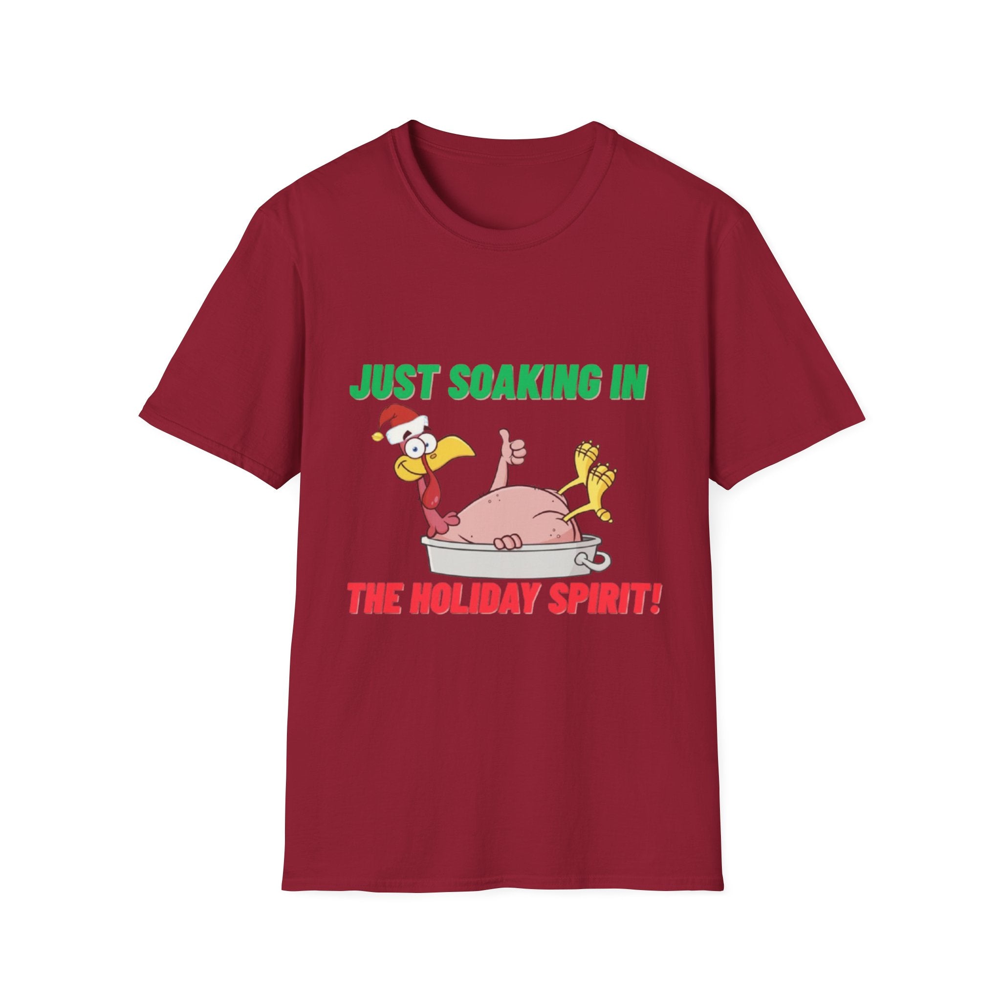 Just Soaking In The Holiday Spirit Unisex Softstyle T-Shirt