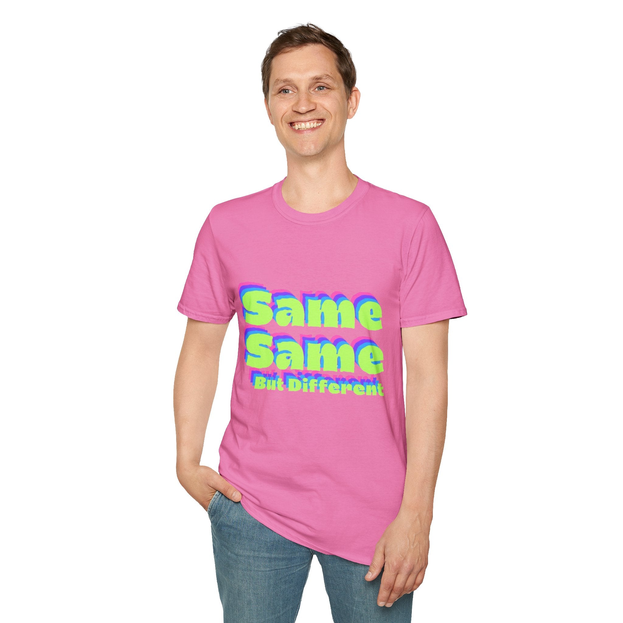 Same Same But Different, Unisex Softstyle T-Shirt