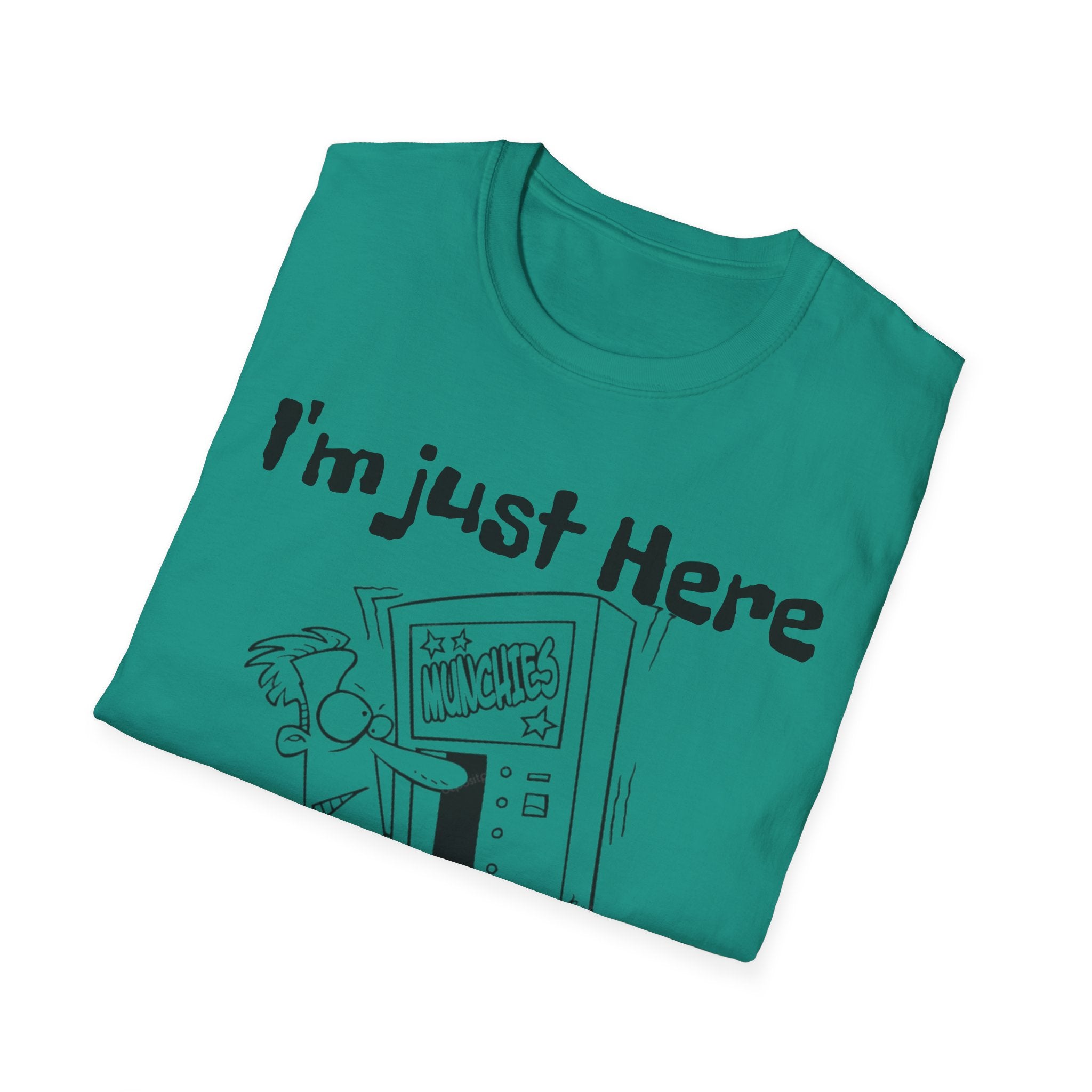 I'm Just Here For The Snacks Unisex SoftstyleT-Shirt