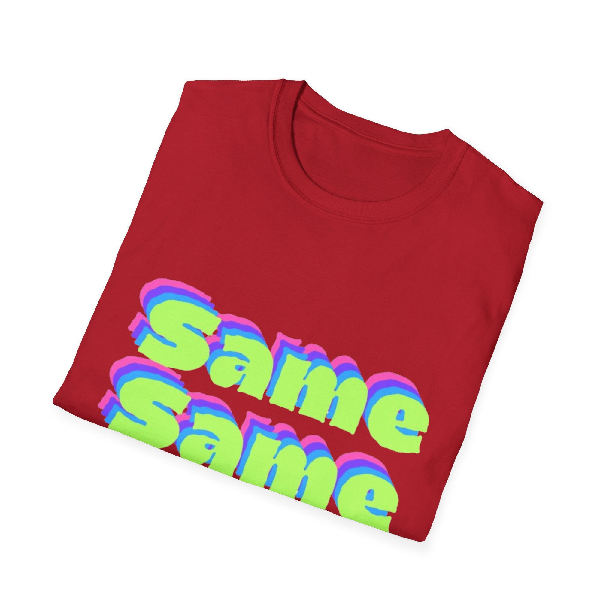 Same Same But Different, Unisex Softstyle T-Shirt