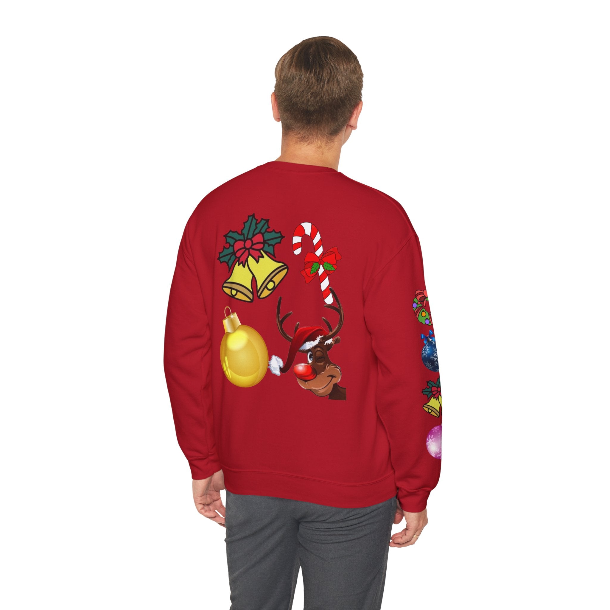 Festive Not-So-Ugly Christmas Unisex Heavy Blend™ Crewneck Sweatshirt