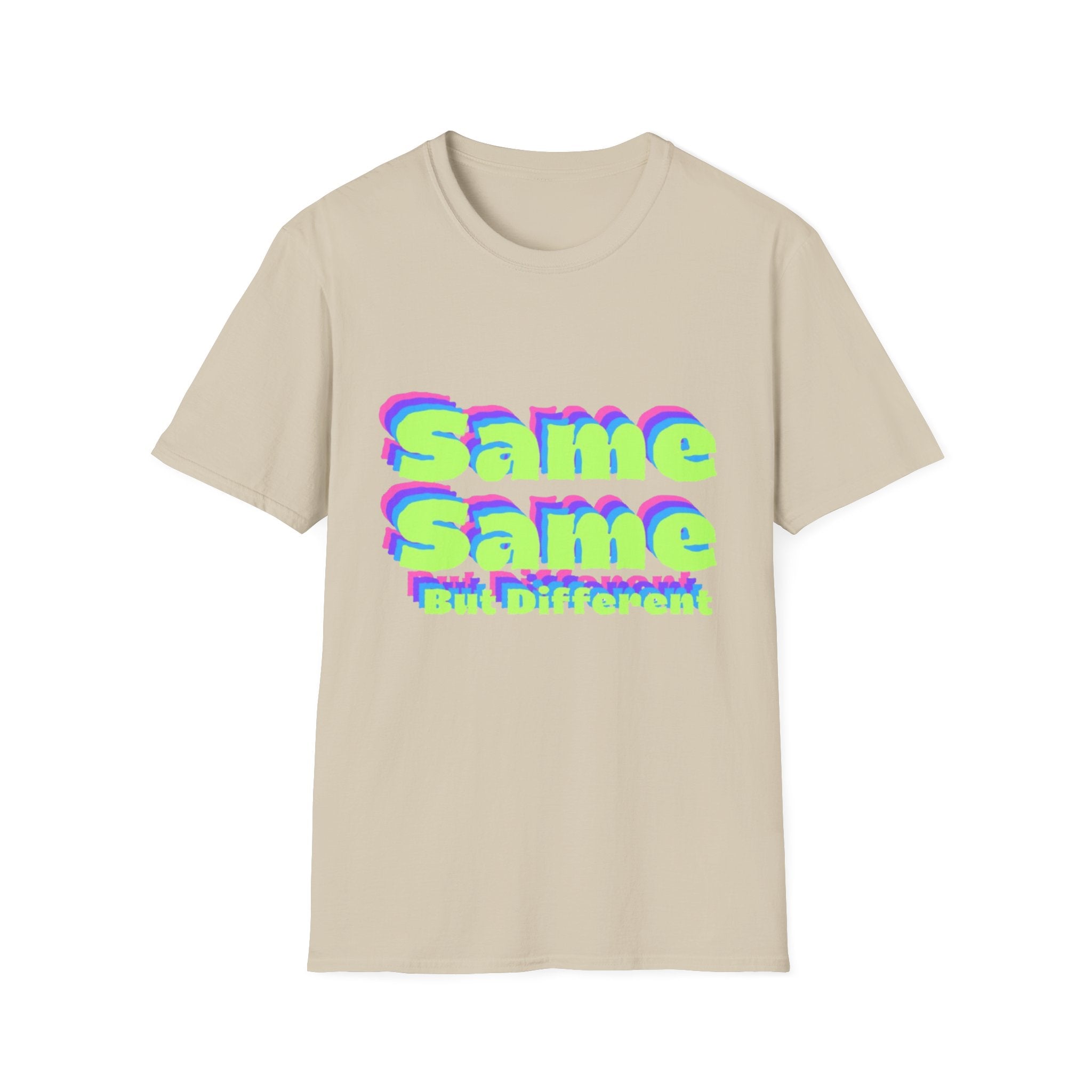 Same Same But Different, Unisex Softstyle T-Shirt