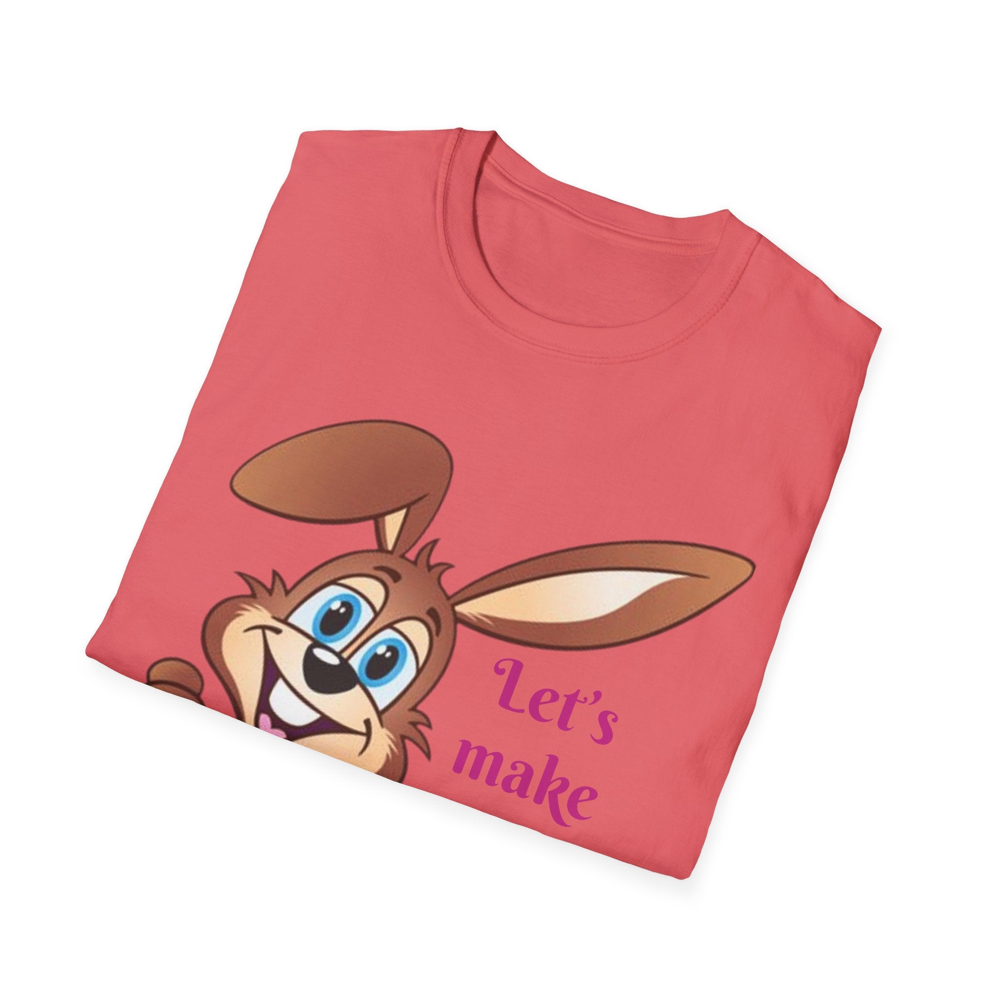 Let's make Today Amazing Together Bunny Unisex Softstyle T-Shirt