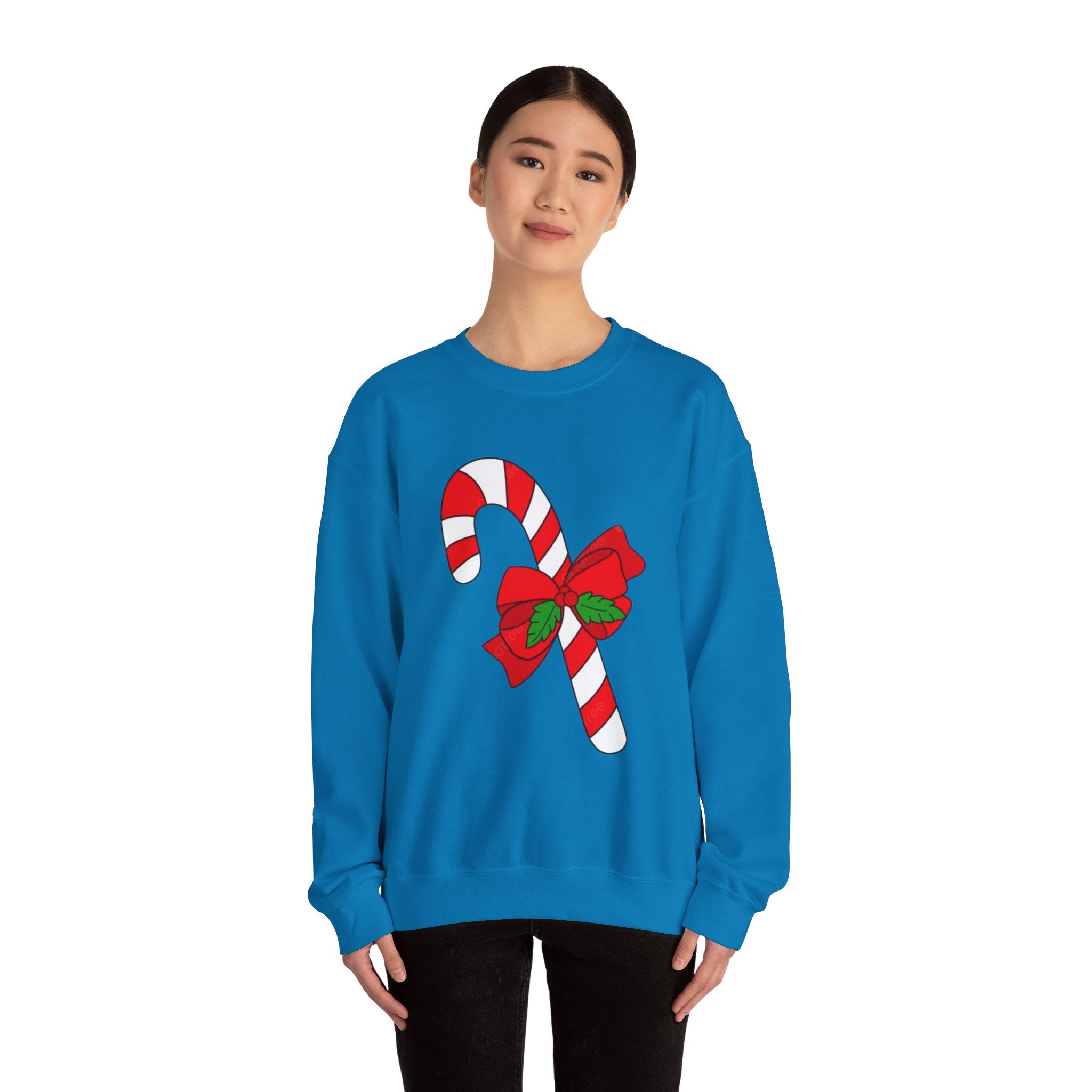 Candy Cane Holiday Unisex Heavy Blend™ Crewneck Sweatshirt