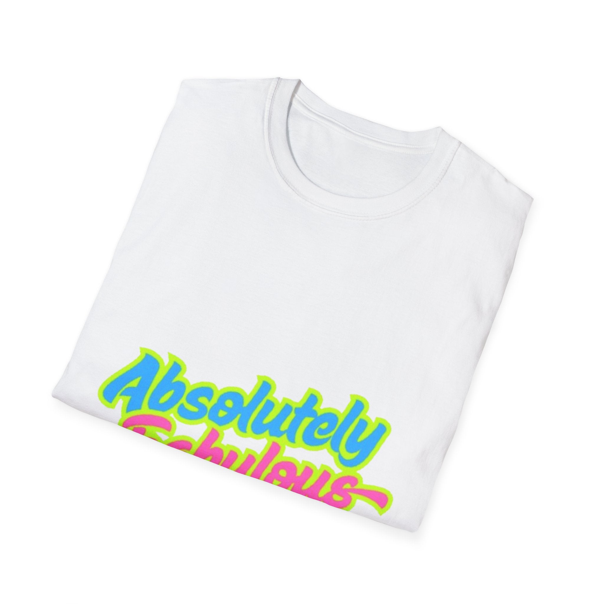 Absolutely Fabulous Teal/Pink Unisex Softstyle T-Shirt