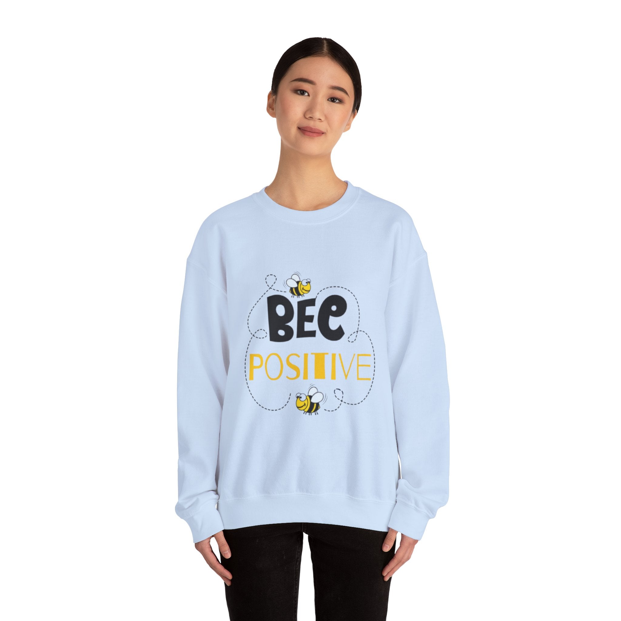 Bee Positive Unisex Heavy Blend™ Crewneck Sweatshirt