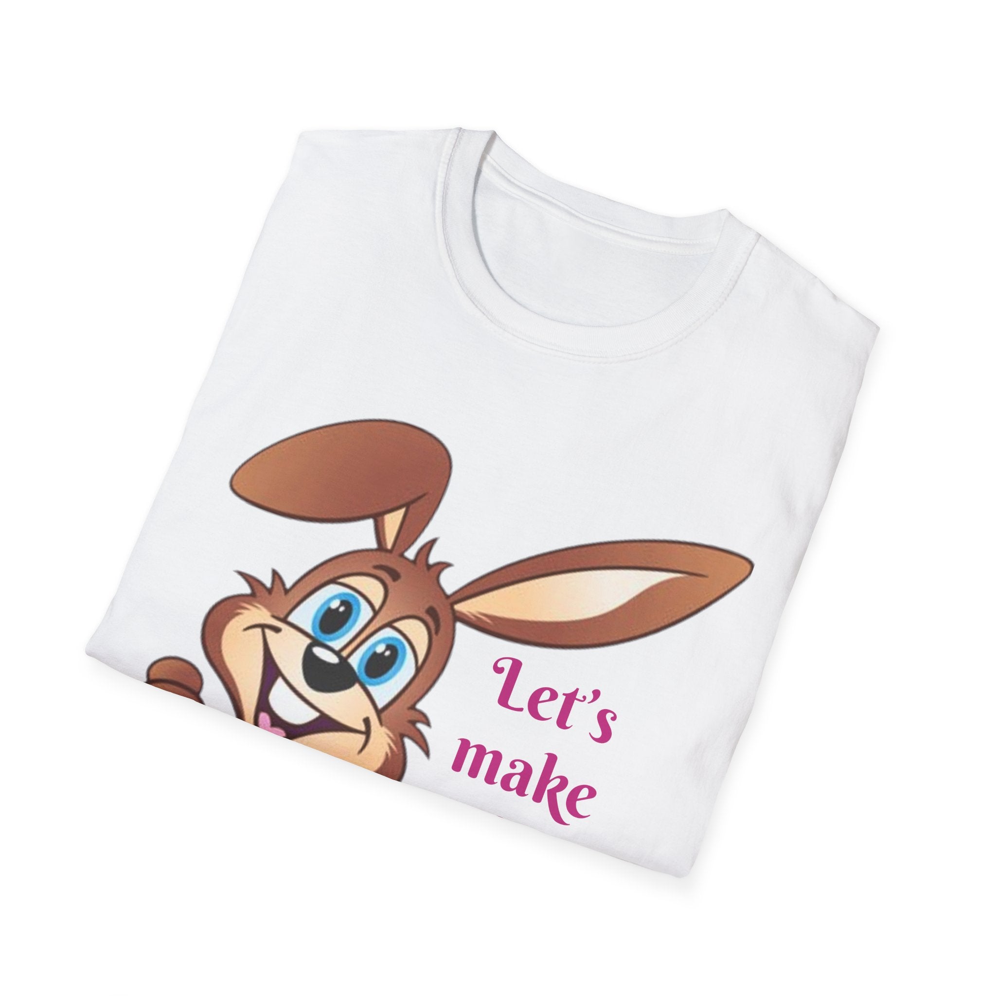 Let's make Today Amazing Together Bunny Unisex Softstyle T-Shirt