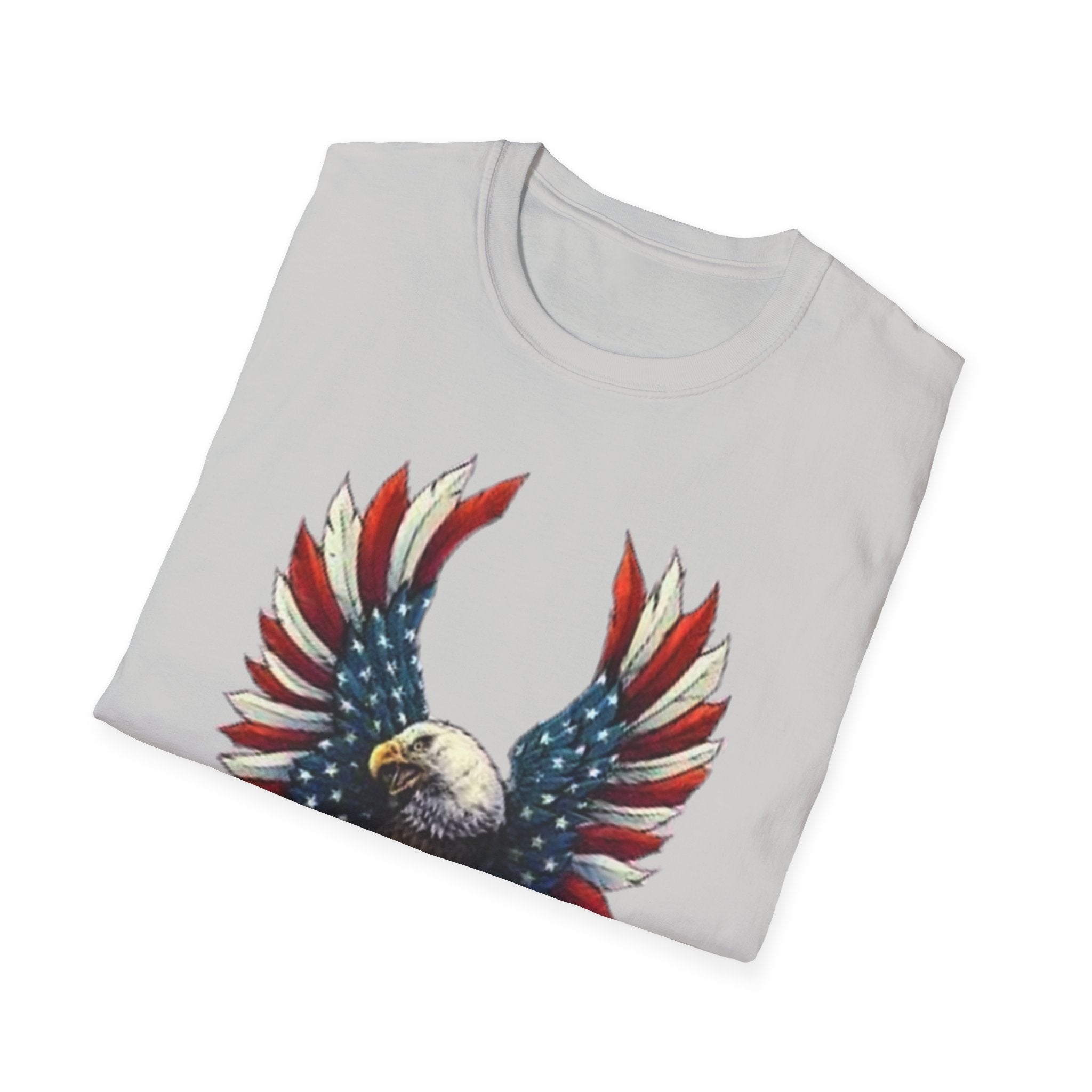 Patriotic Eagle Unisex Softstyle T-Shirt