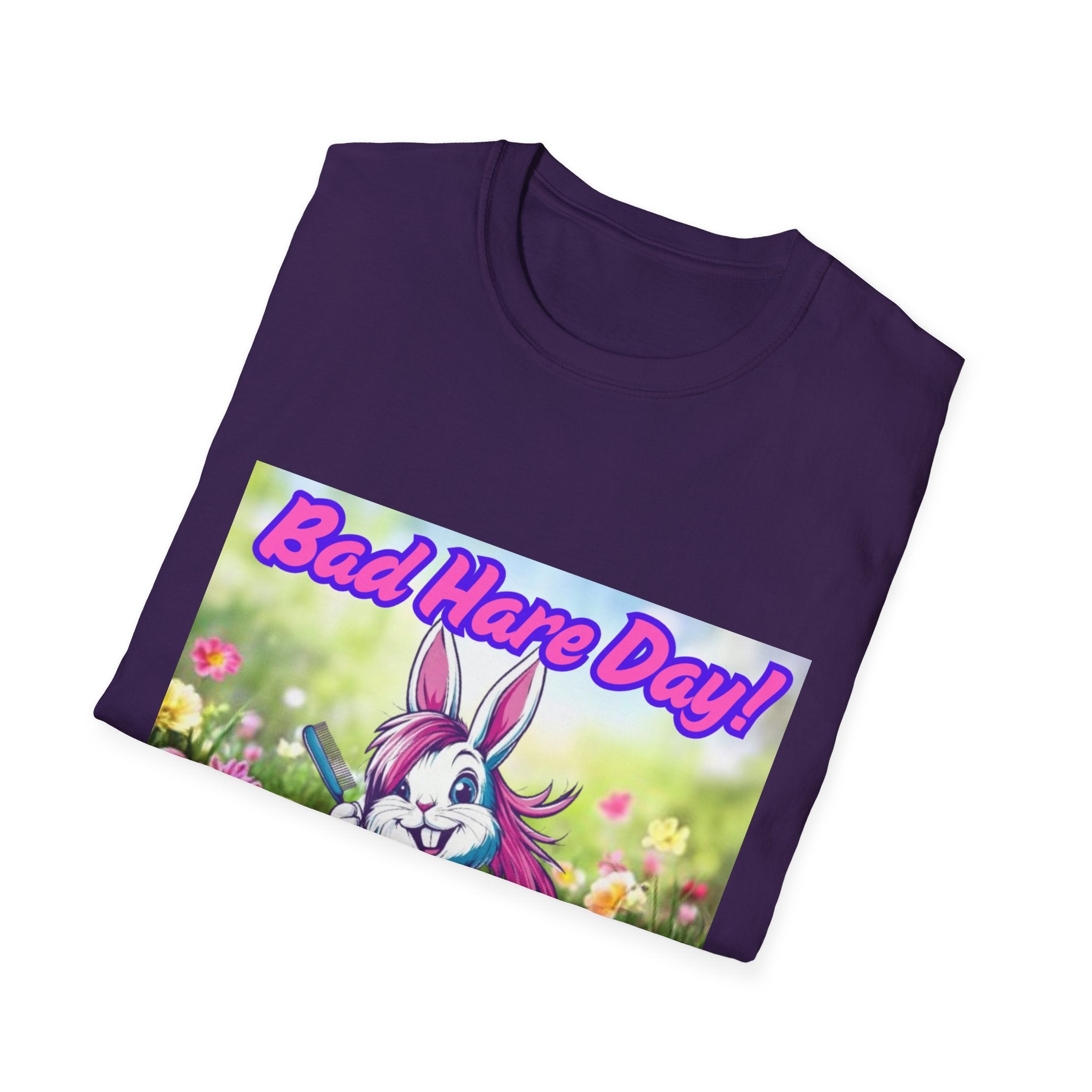 Bad Hare Day Unisex Softstyle T-Shirt