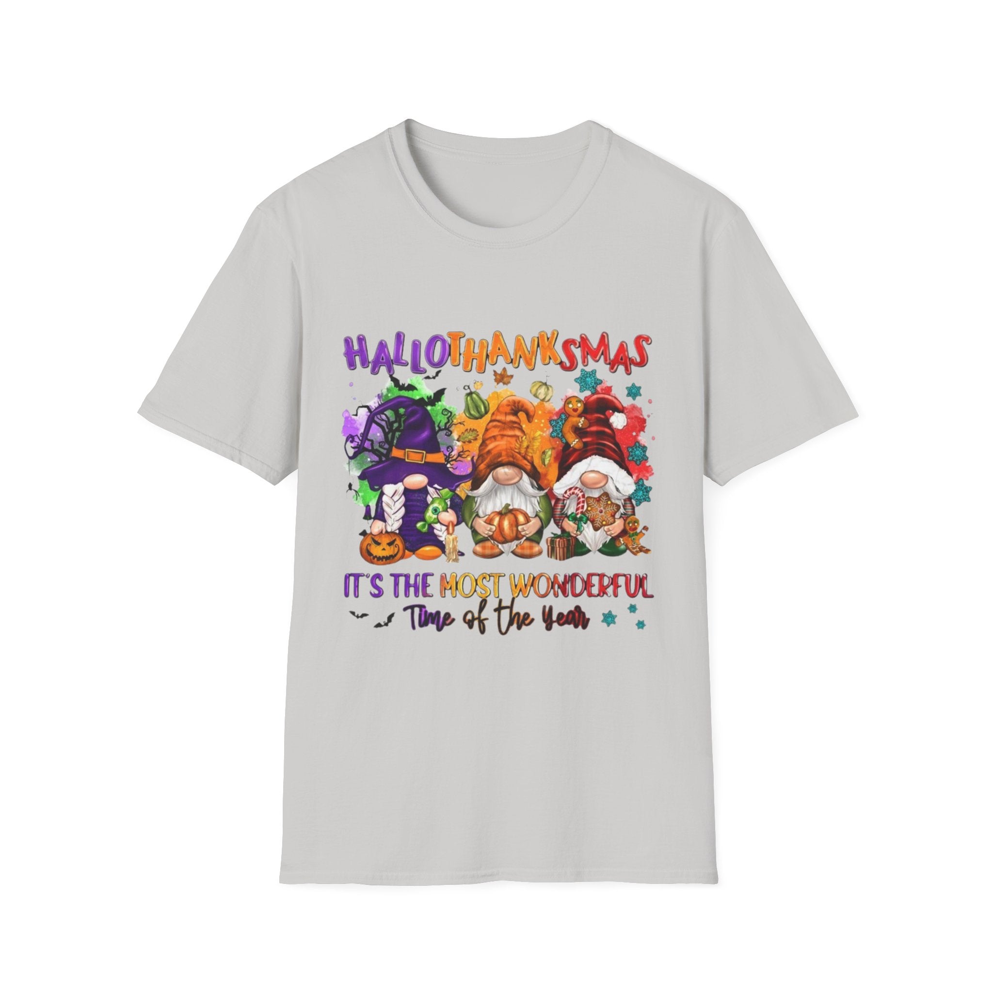 Happy Hallothanksmas Unisex Softstyle T-Shirt