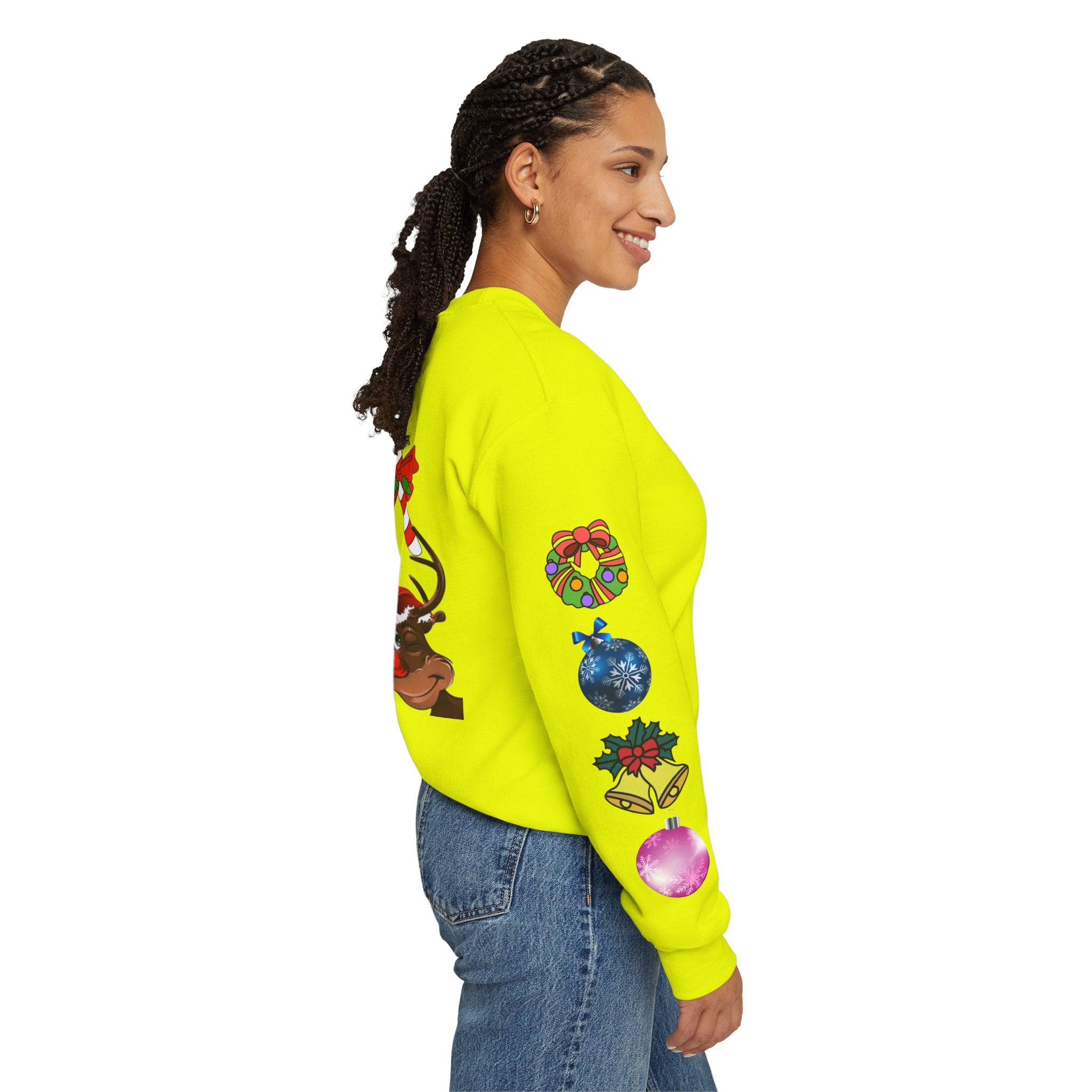 Festive Not-So-Ugly Christmas Unisex Heavy Blend™ Crewneck Sweatshirt