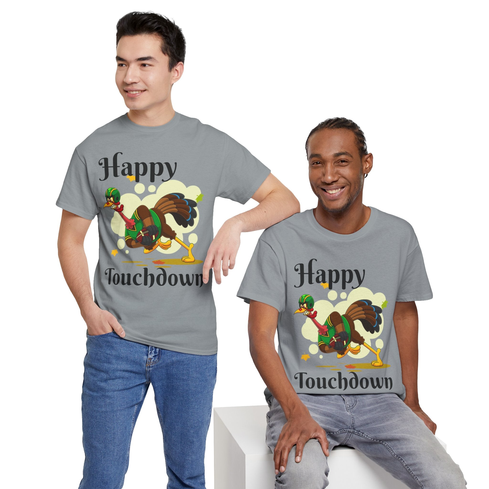Happy Touchdown Unisex Heavy Cotton T-Shirt
