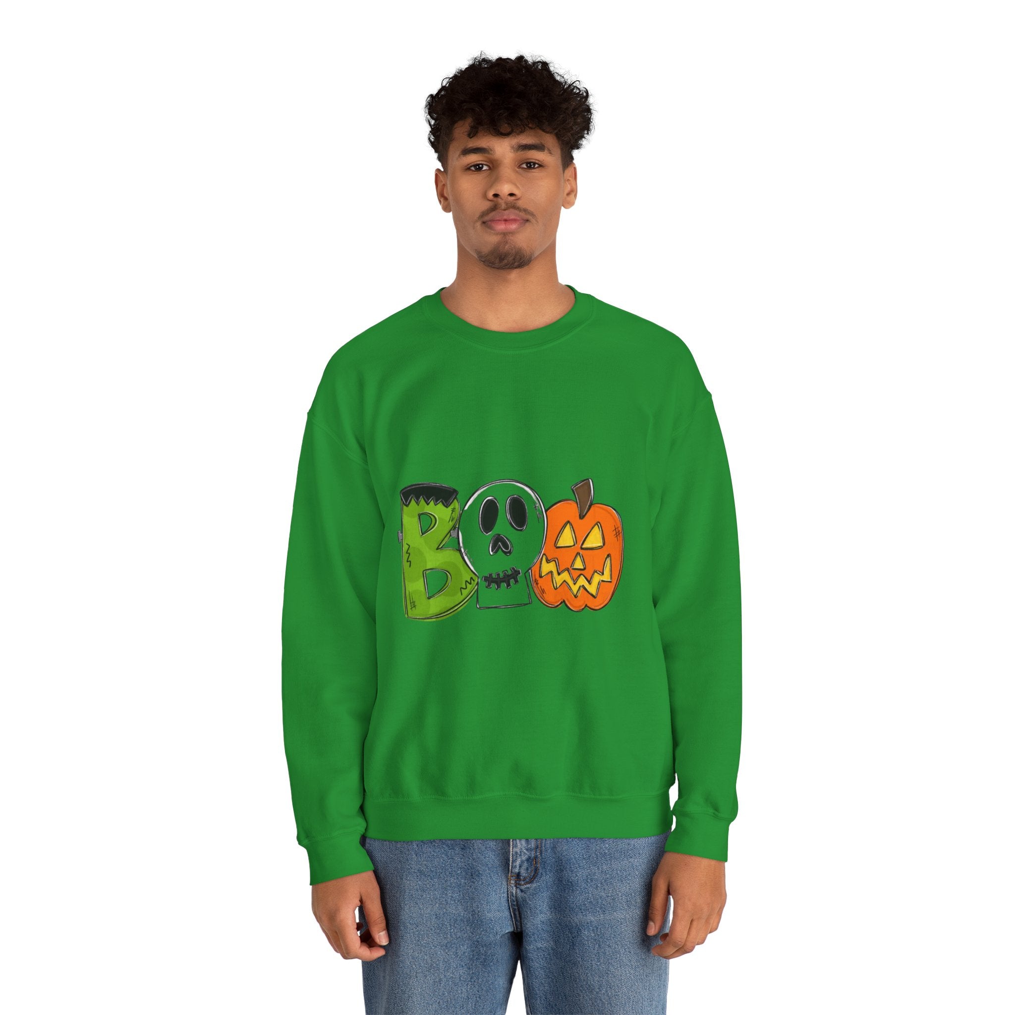 Halloween Boo Unisex Heavy Blend™ Crewneck Sweatshirt