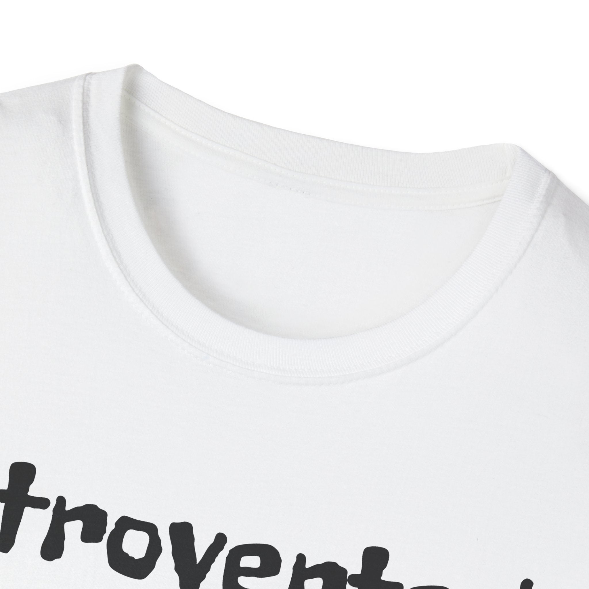 Introverted But Willing To Discuss Plants Unisex Softstyle T-Shirt