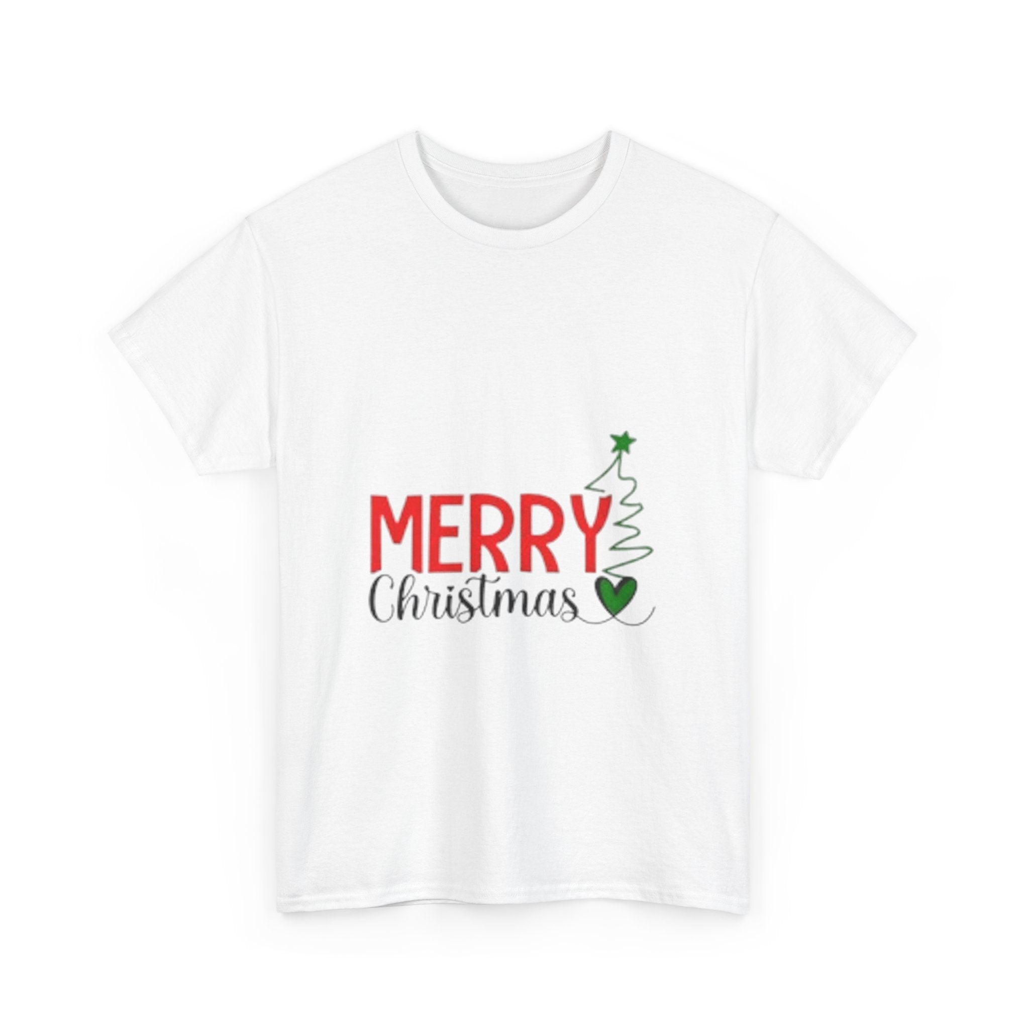 Merry Christmas Unisex Heavy Cotton T-Shirt