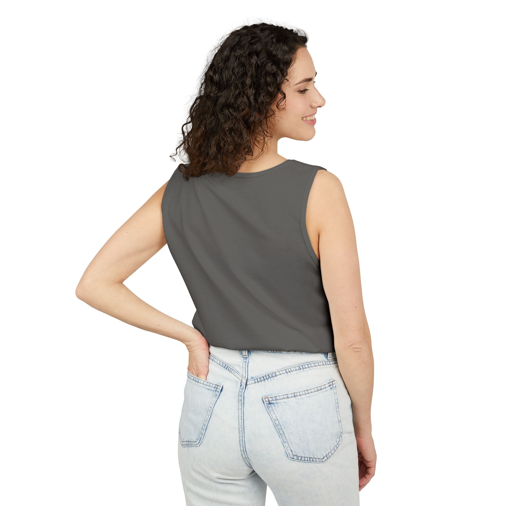 Bee Positive Unisex Garment-Dyed Tank Top