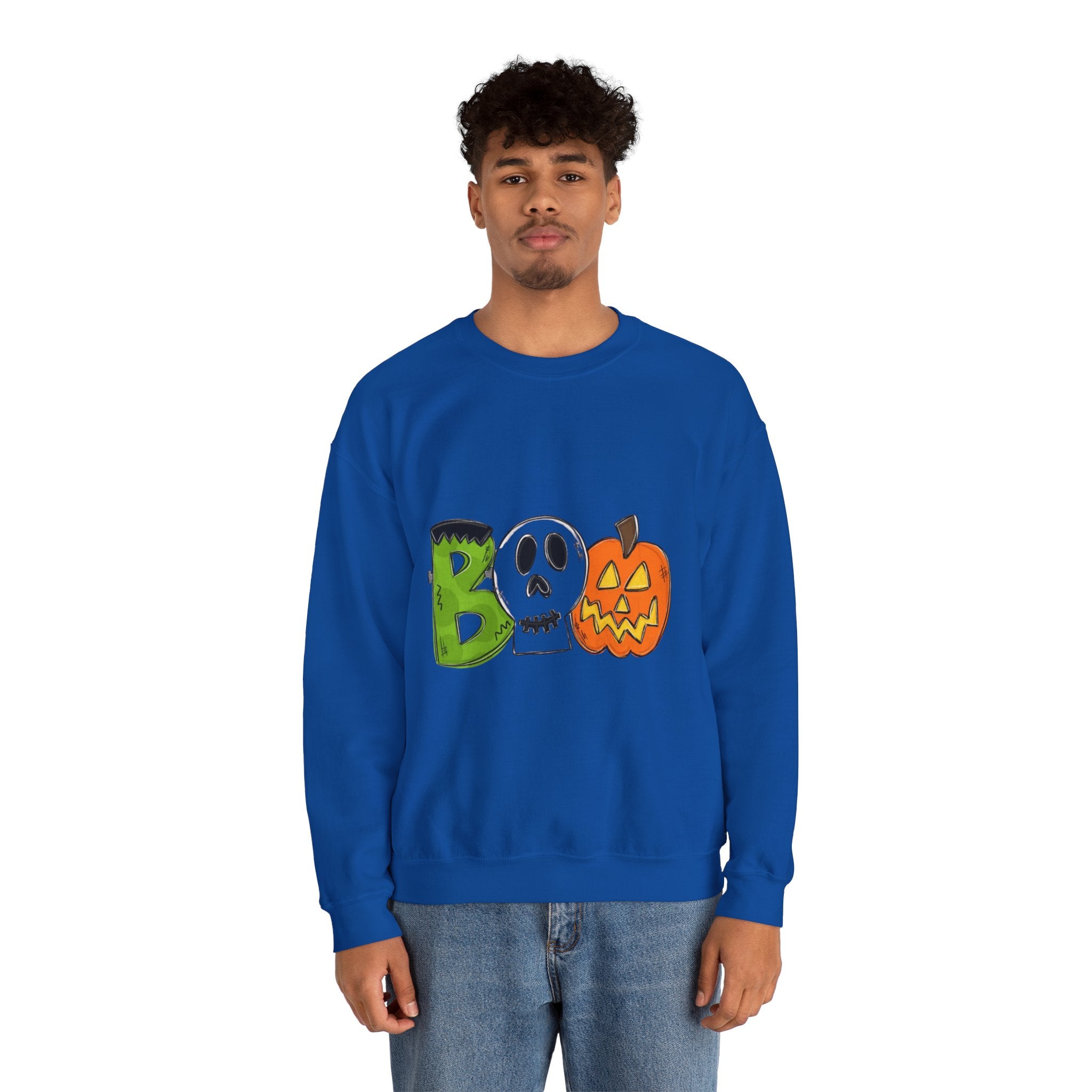 Halloween Boo Unisex Heavy Blend™ Crewneck Sweatshirt