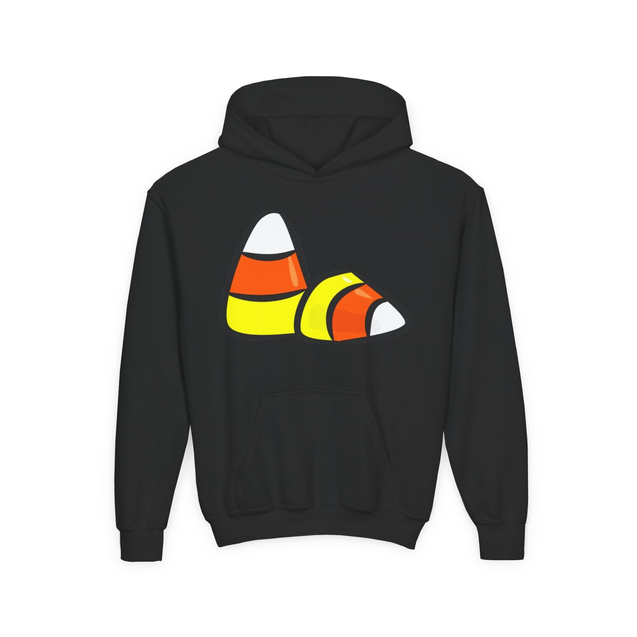 Halloween Candy Corn Youth Heavy Blend Hooded Sweatshirt