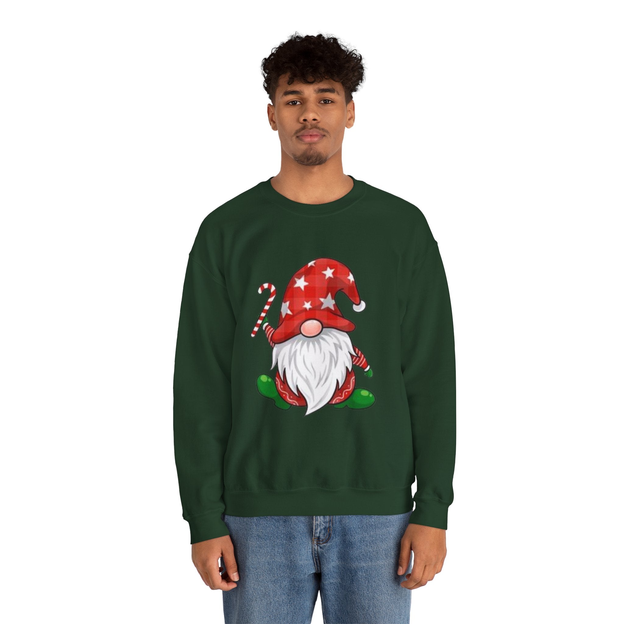 Christmas Holiday Gnome Unisex Heavy Blend™ Crewneck Sweatshirt