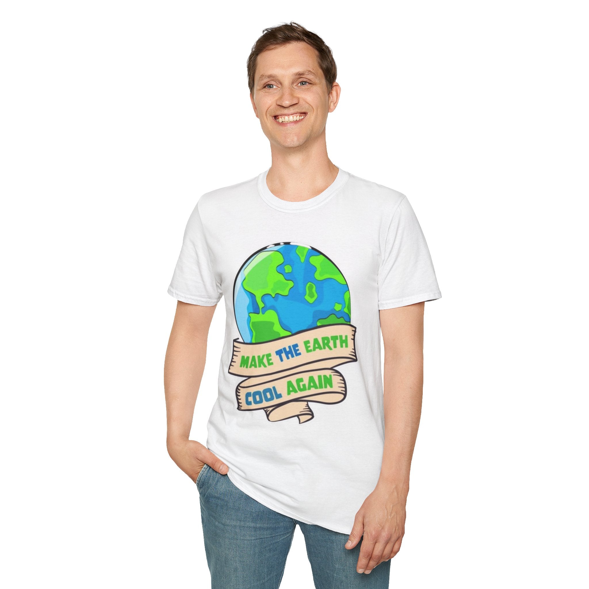 Make The Earth Cool Again Unisex Softstyle T-Shirt