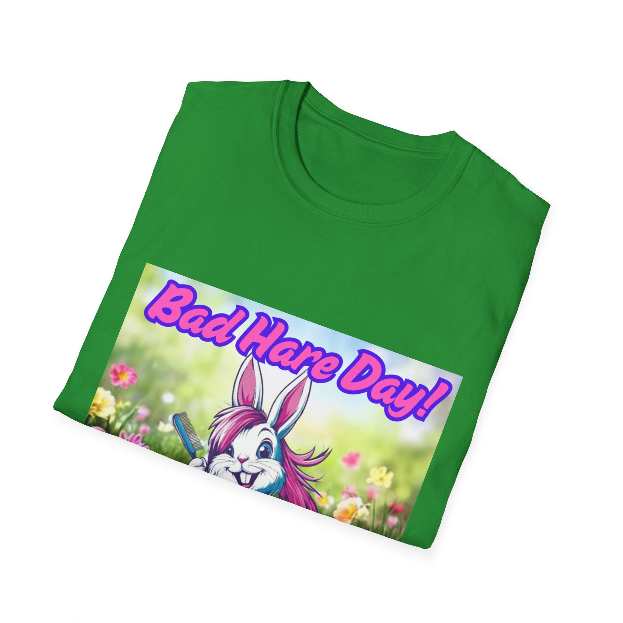 Bad Hare Day Unisex Softstyle T-Shirt