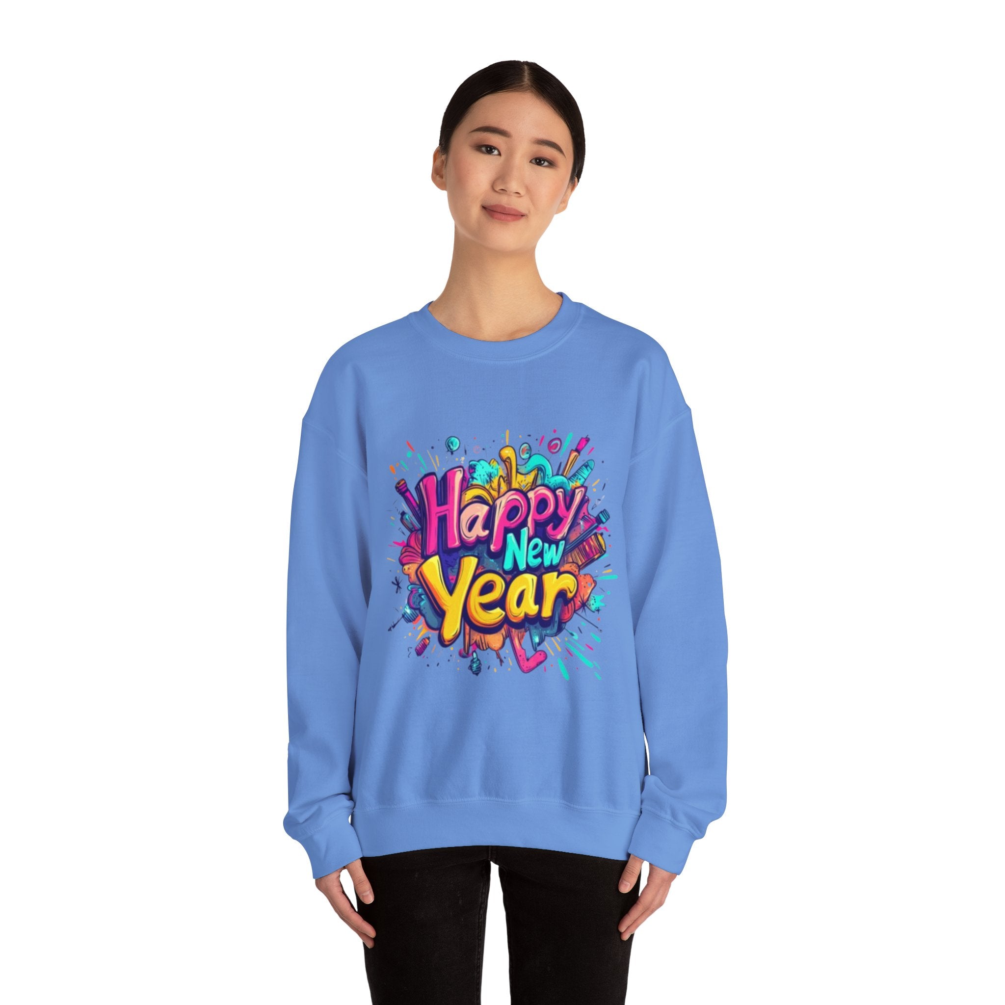 2026 Happy New Year DOUBLE SIDED Unisex Heavy Blend™ Crewneck Sweatshirt