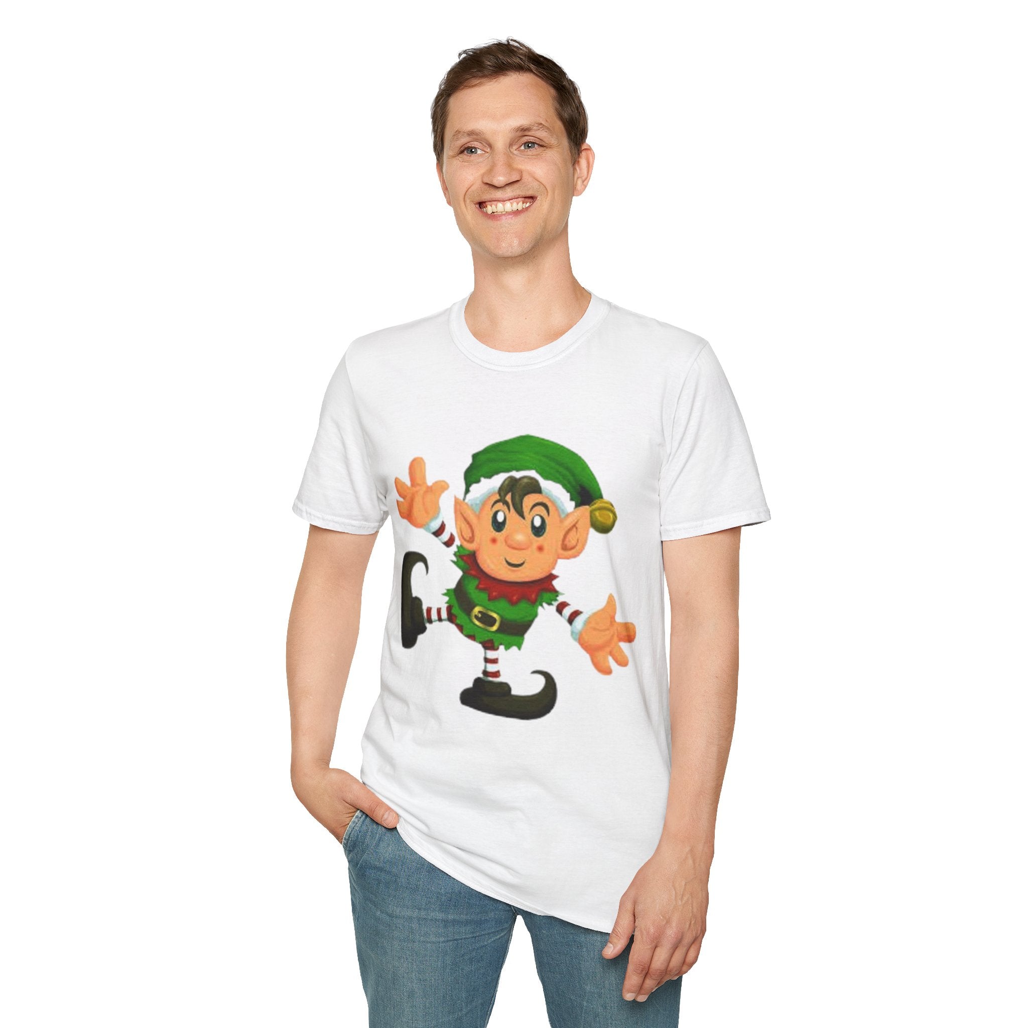 Christmas Elf Unisex Softstyle T-Shirt