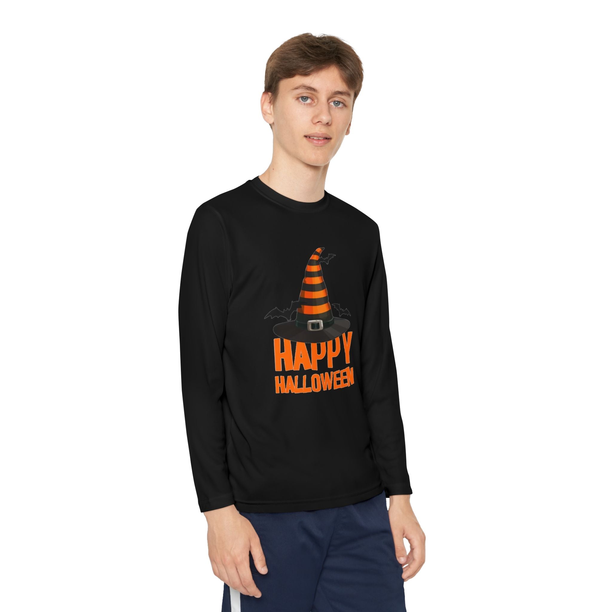 Happy Halloween Youth Long Sleeve Competitor T-Shirt