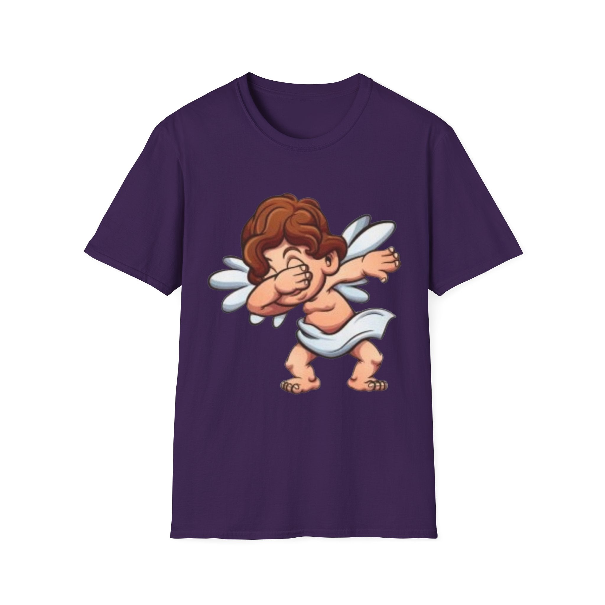 Dabbing Double Sided Angel & Devil Unisex Softstyle T-Shirt