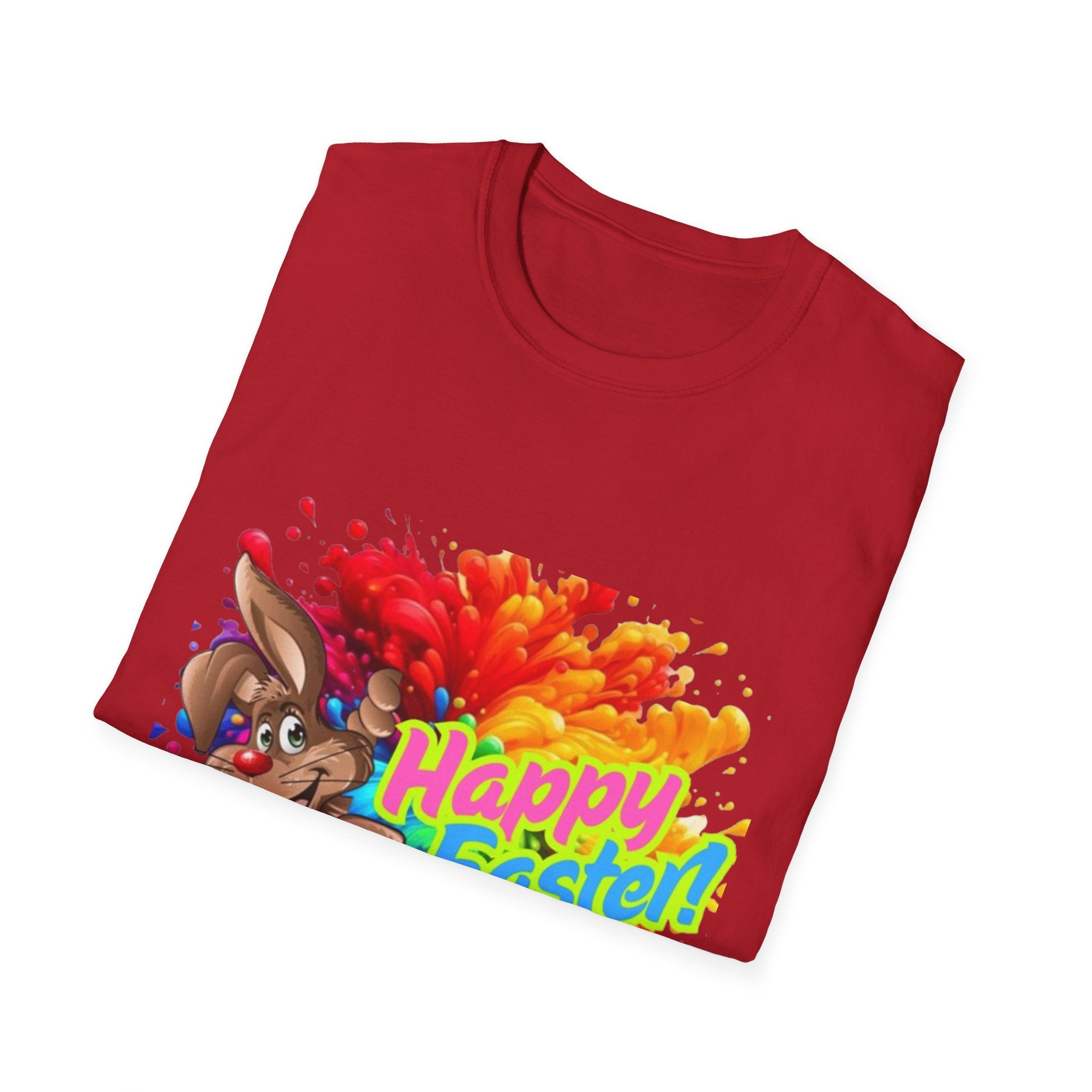 Happy Easter Bunny Unisex Softstyle T-Shirt