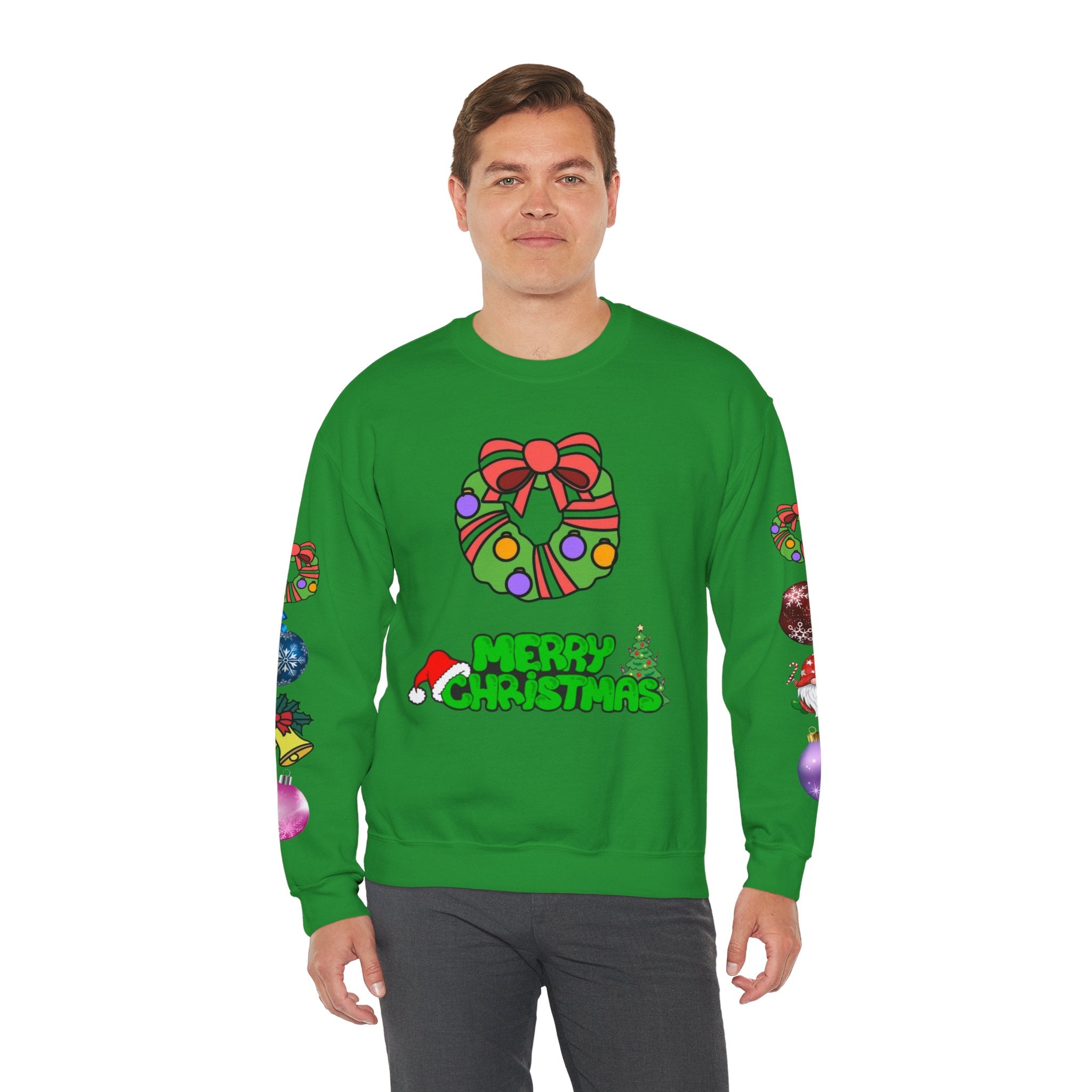 Festive Not-So-Ugly Christmas Unisex Heavy Blend™ Crewneck Sweatshirt