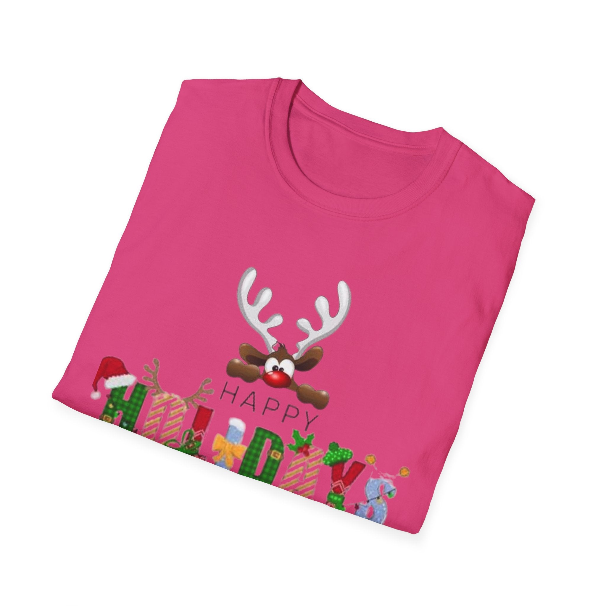 Happy Holidays Unisex Softstyle T-Shirt