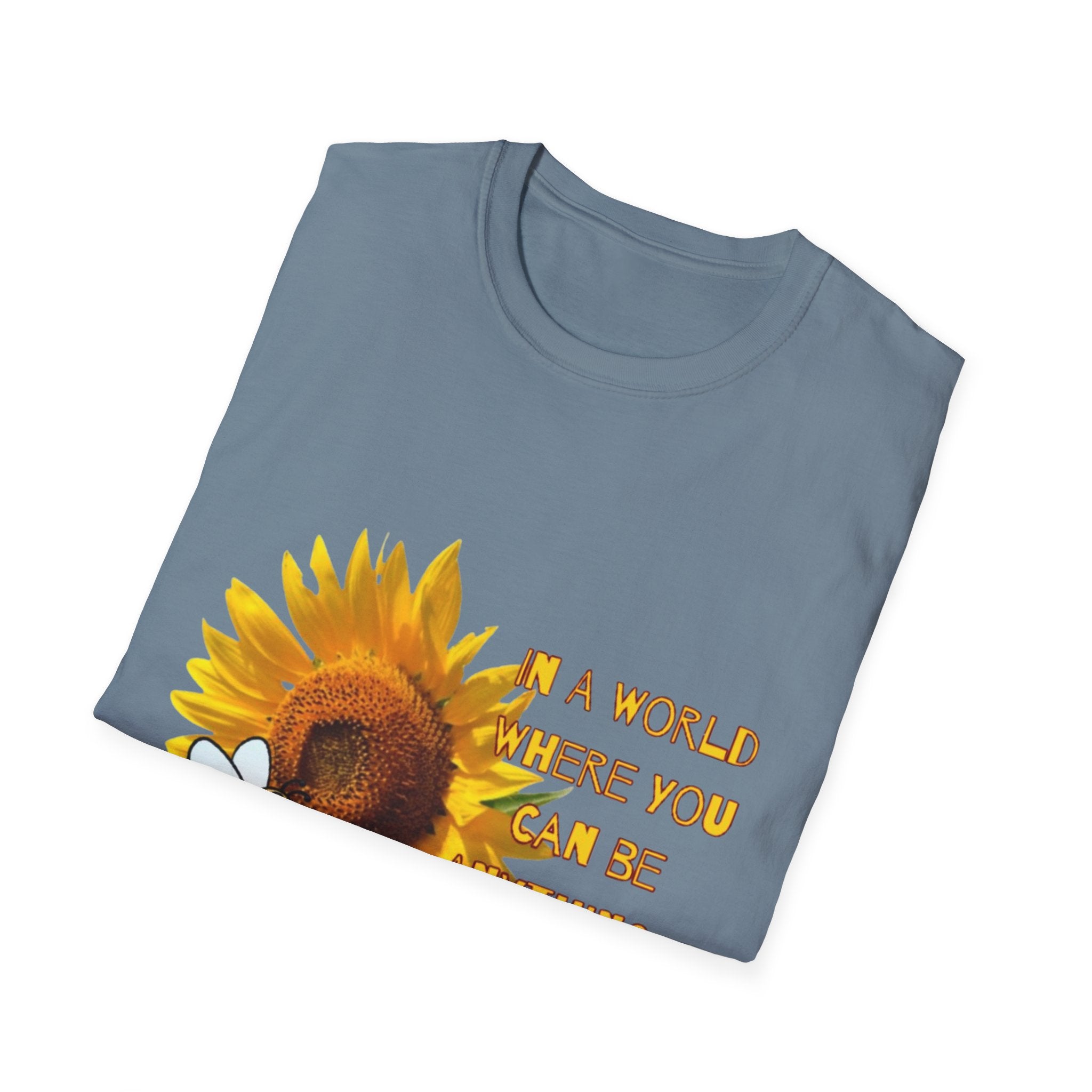 Bee Kind Sunflower Unisex Softstyle T-Shirt