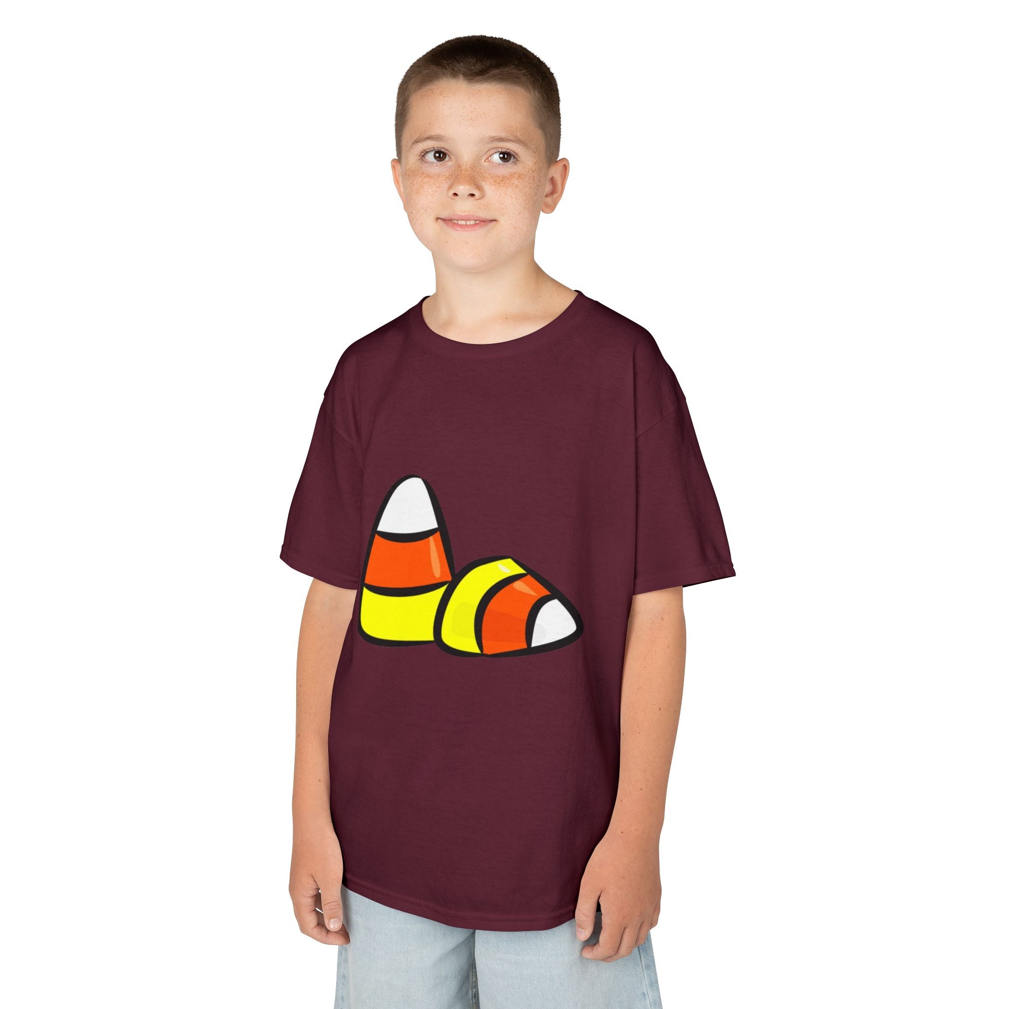 Halloween Candy Corn Kids Heavy Cotton™ Short Sleeve T-Shirt